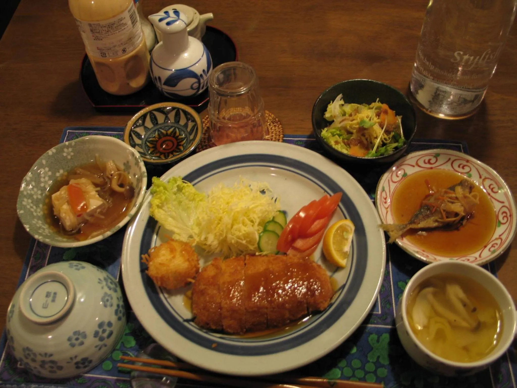Food in Yufuin Country Road Youth Hostel