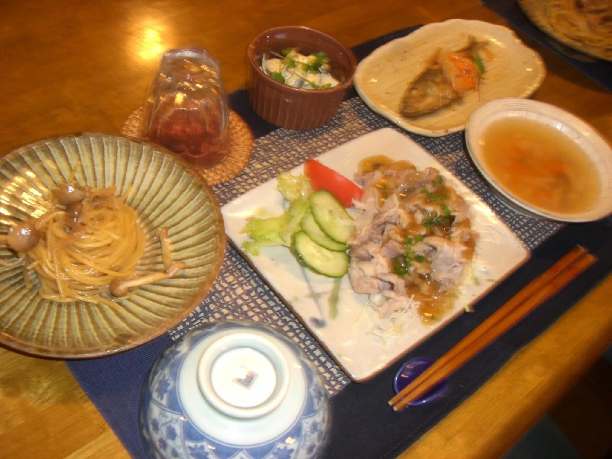 Food in Yufuin Country Road Youth Hostel