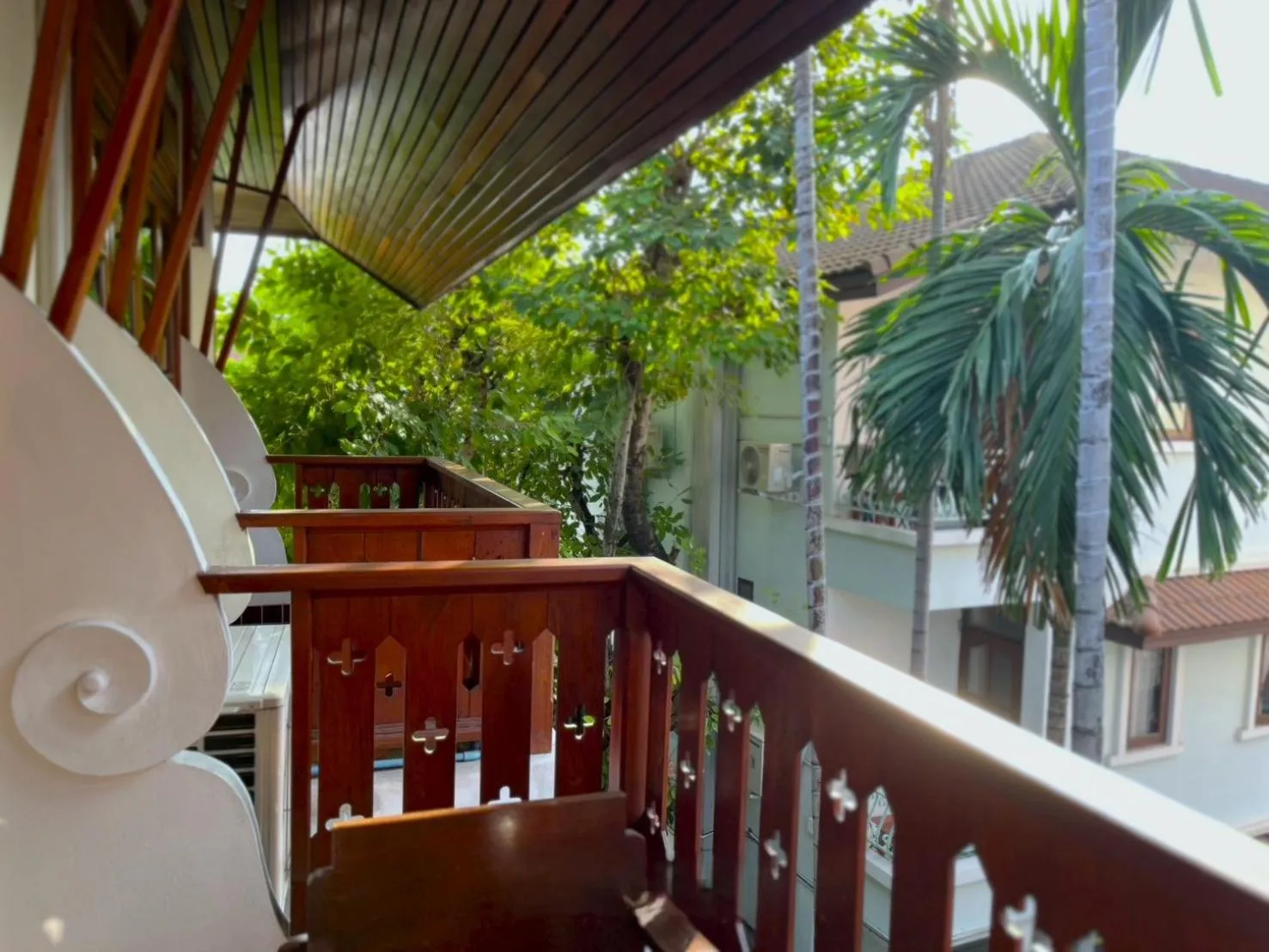 Balcony/Terrace in Sripat Guesthouse SHA Extra Plus