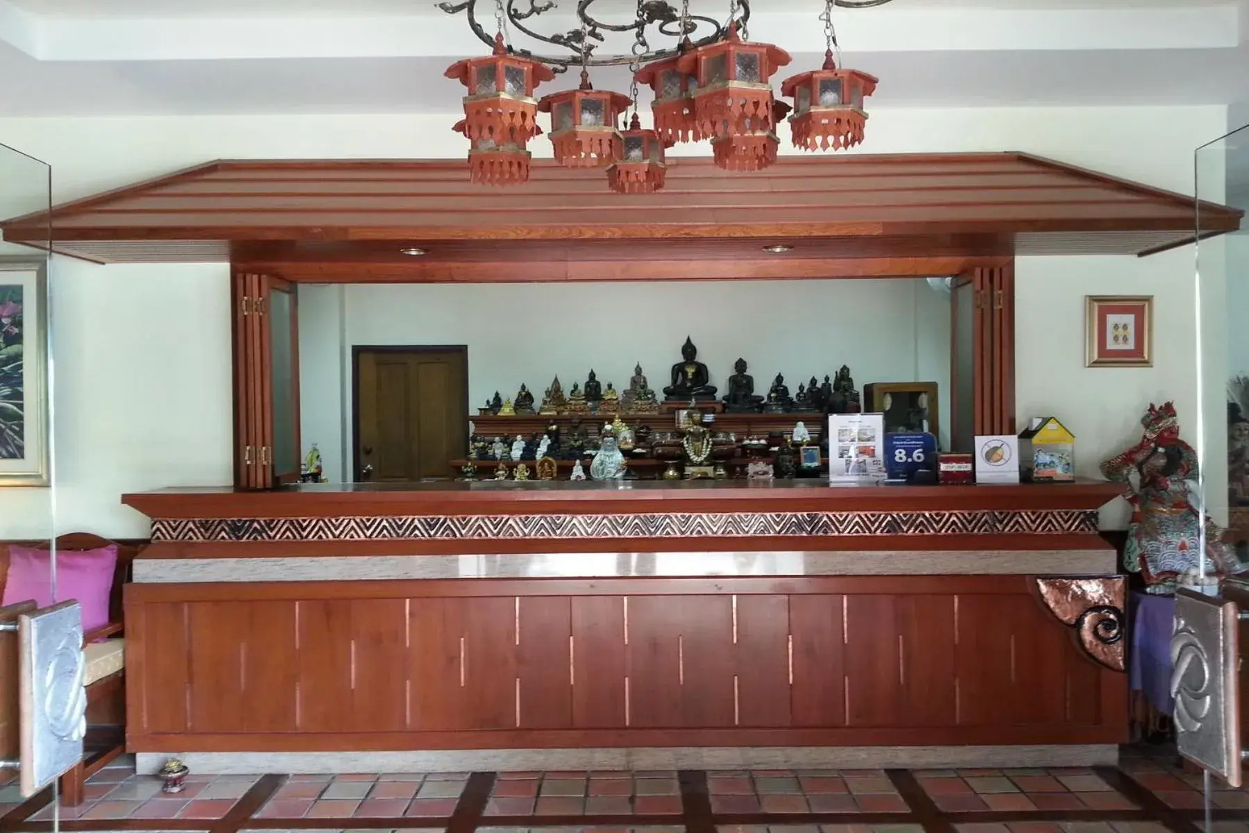 Lobby or reception in Sripat Guesthouse SHA Extra Plus Lobby or reception in Sripat Guesthouse SHA Extra Plus
