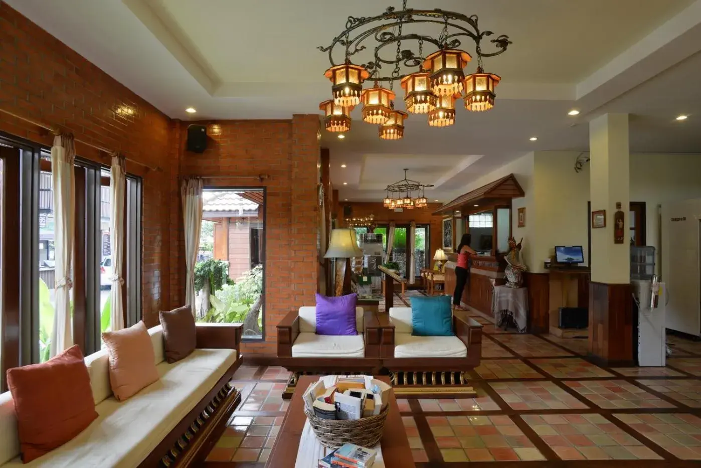 Lobby or reception in Sripat Guesthouse SHA Extra Plus Lobby or reception in Sripat Guesthouse SHA Extra Plus