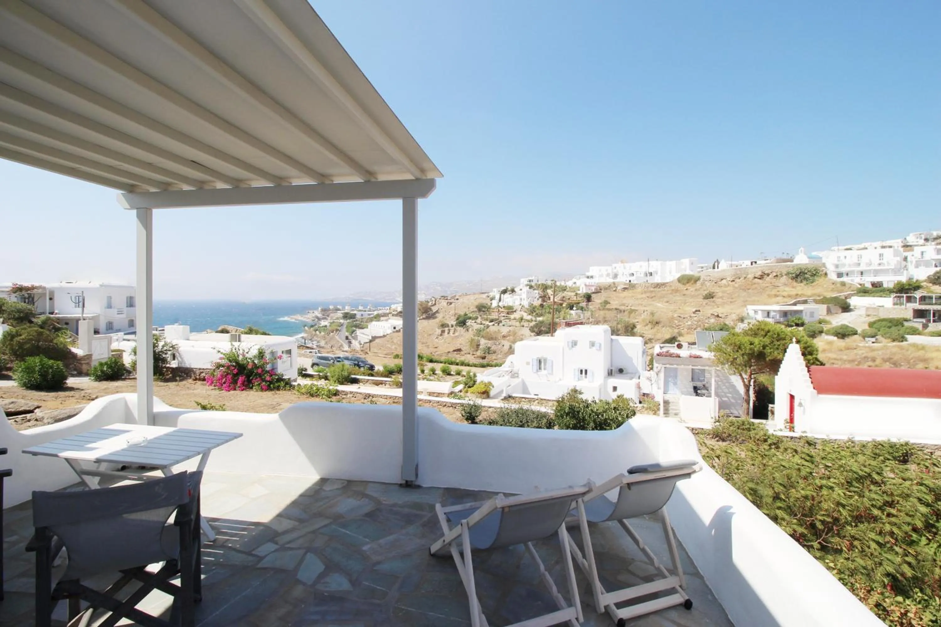 Balcony/Terrace in Crystal View Mykonos