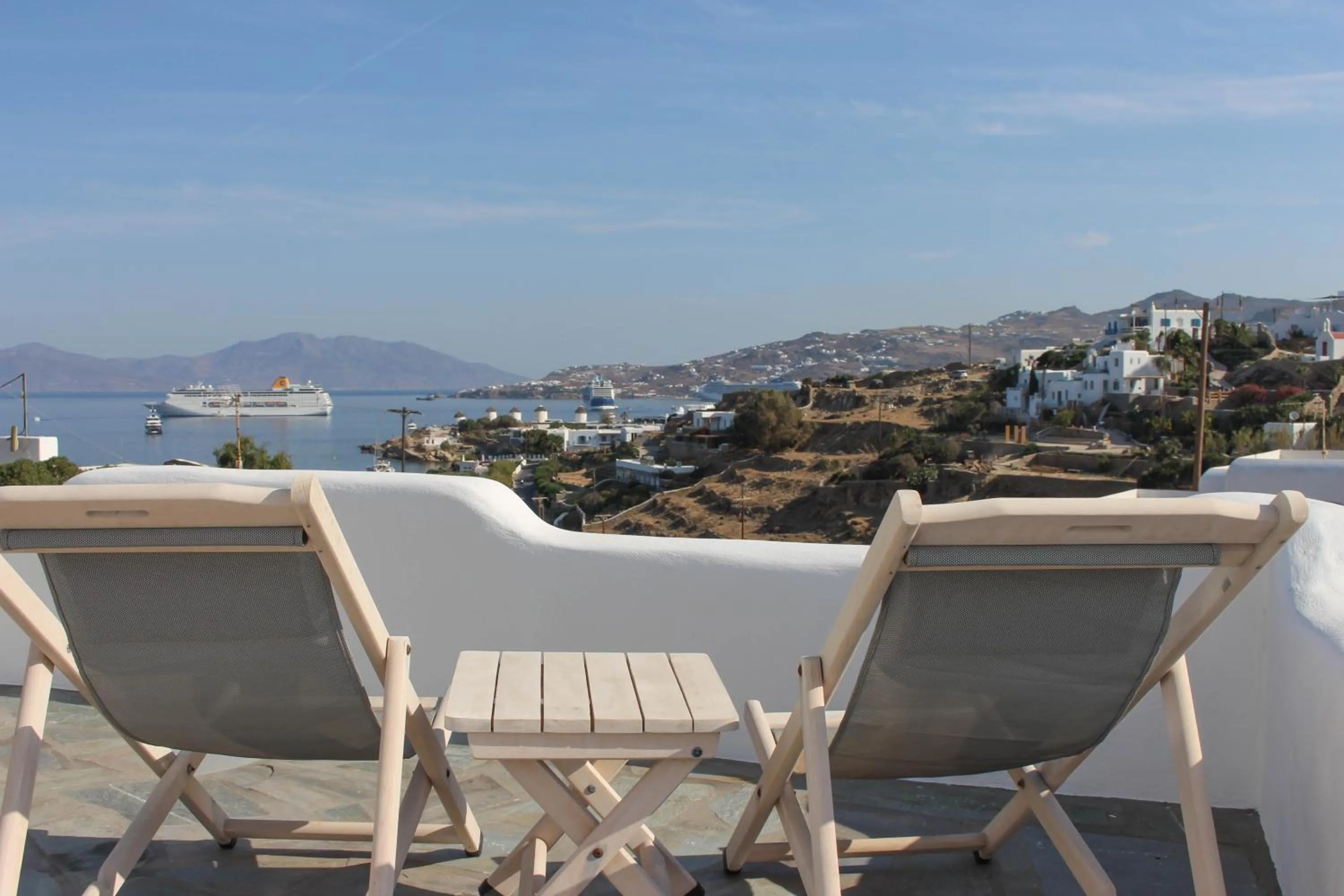 Balcony/Terrace in Crystal View Mykonos
