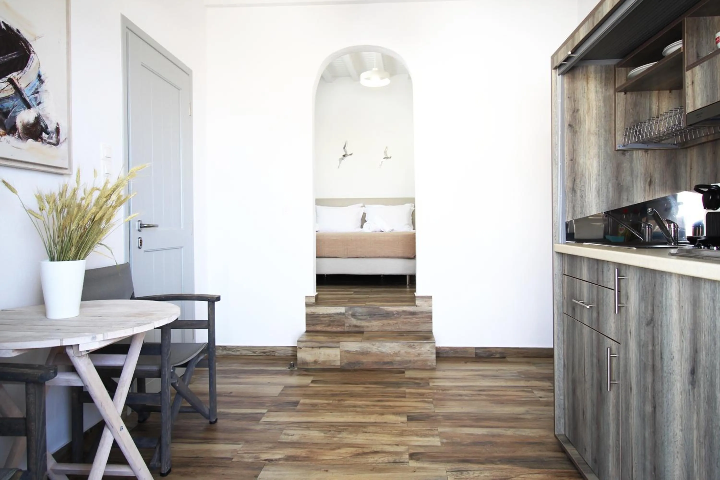 Kitchen or kitchenette in Crystal View Mykonos
