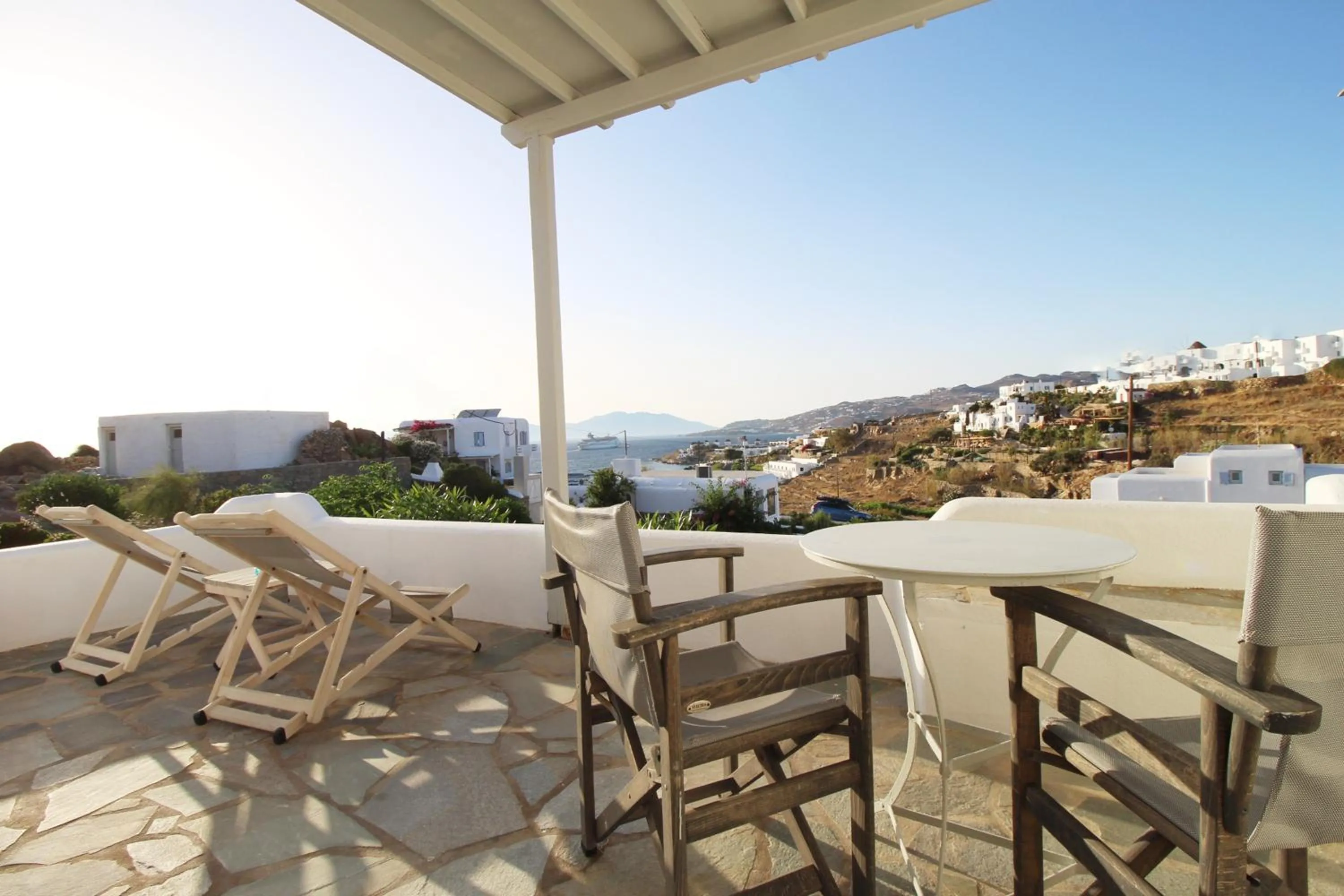 Balcony/Terrace in Crystal View Mykonos