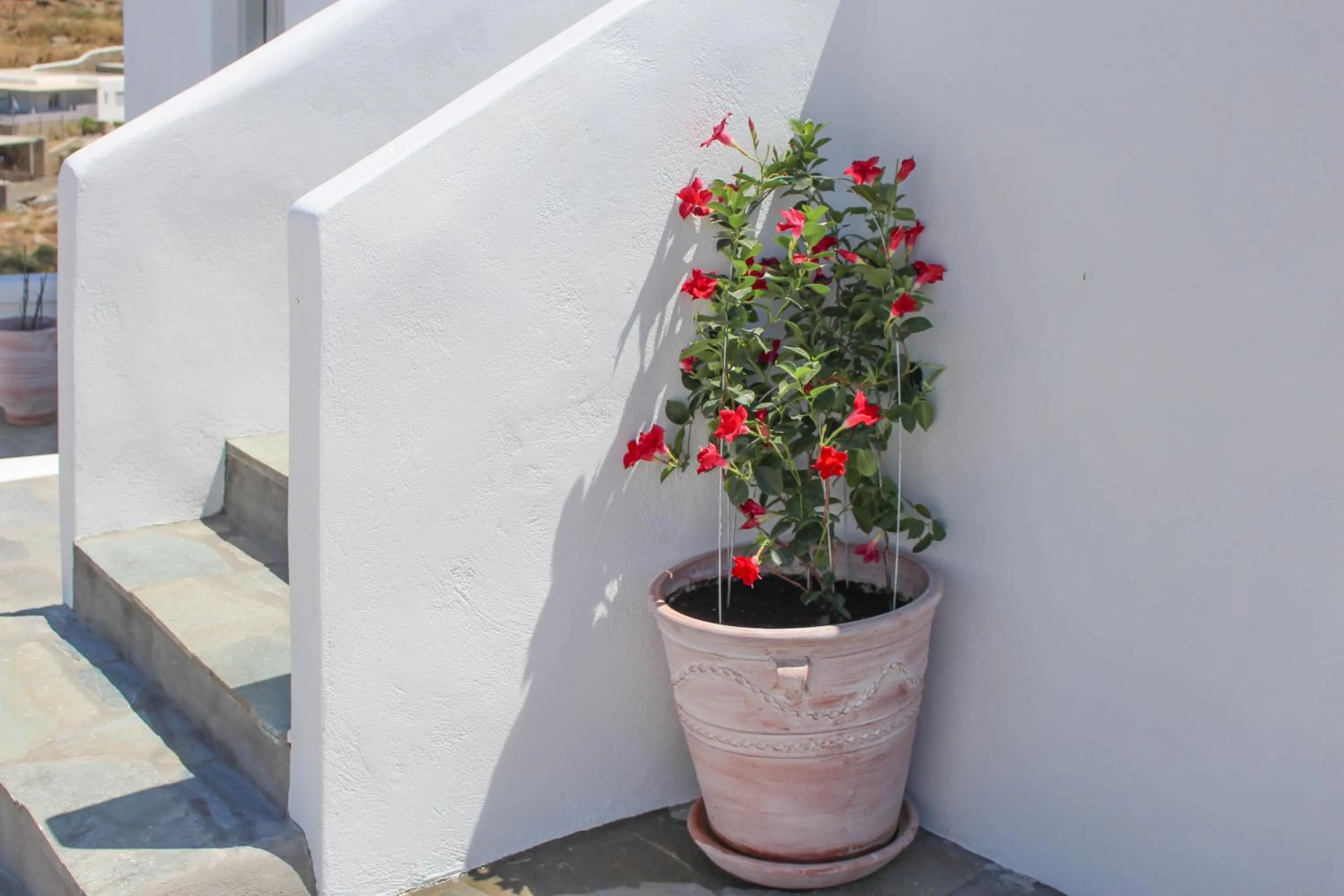 Facade/entrance in Crystal View Mykonos