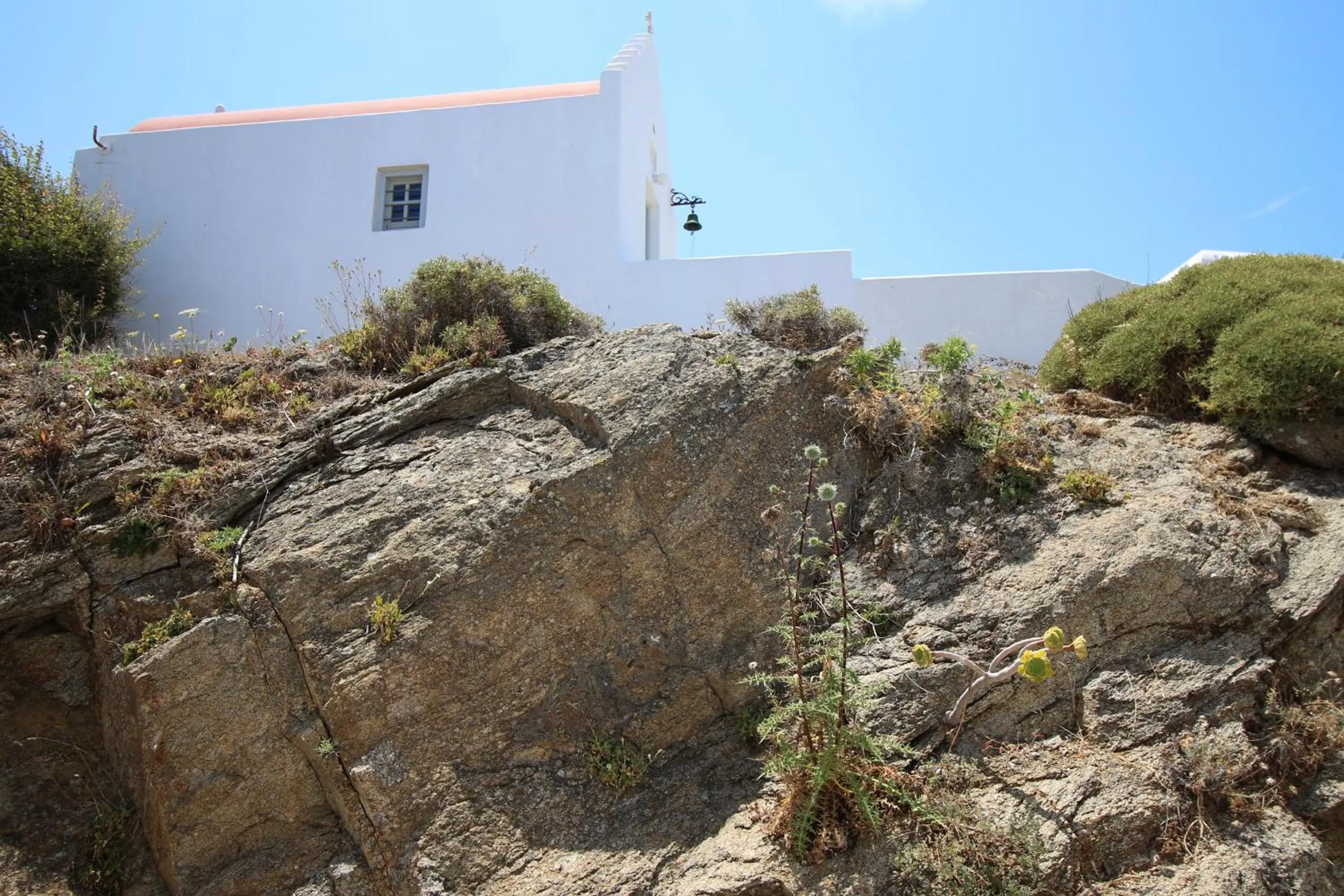 Natural landscape in Crystal View Mykonos