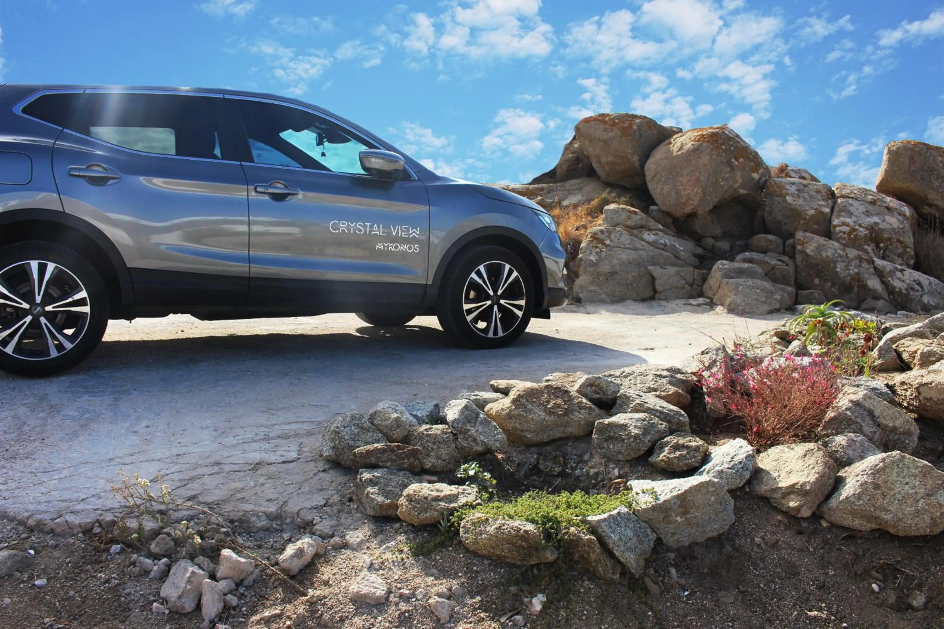 Parking in Crystal View Mykonos