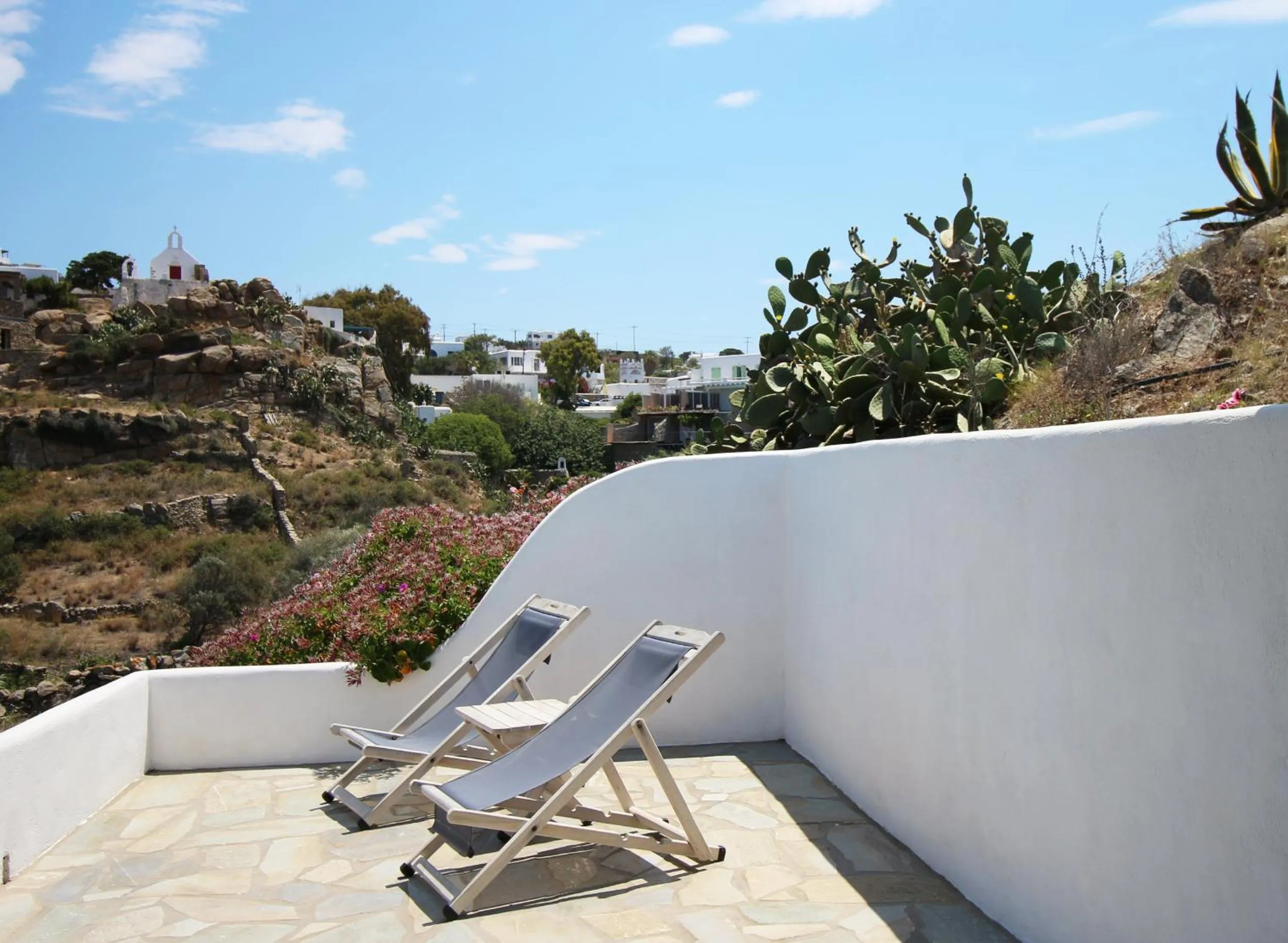 Balcony/Terrace in Crystal View Mykonos