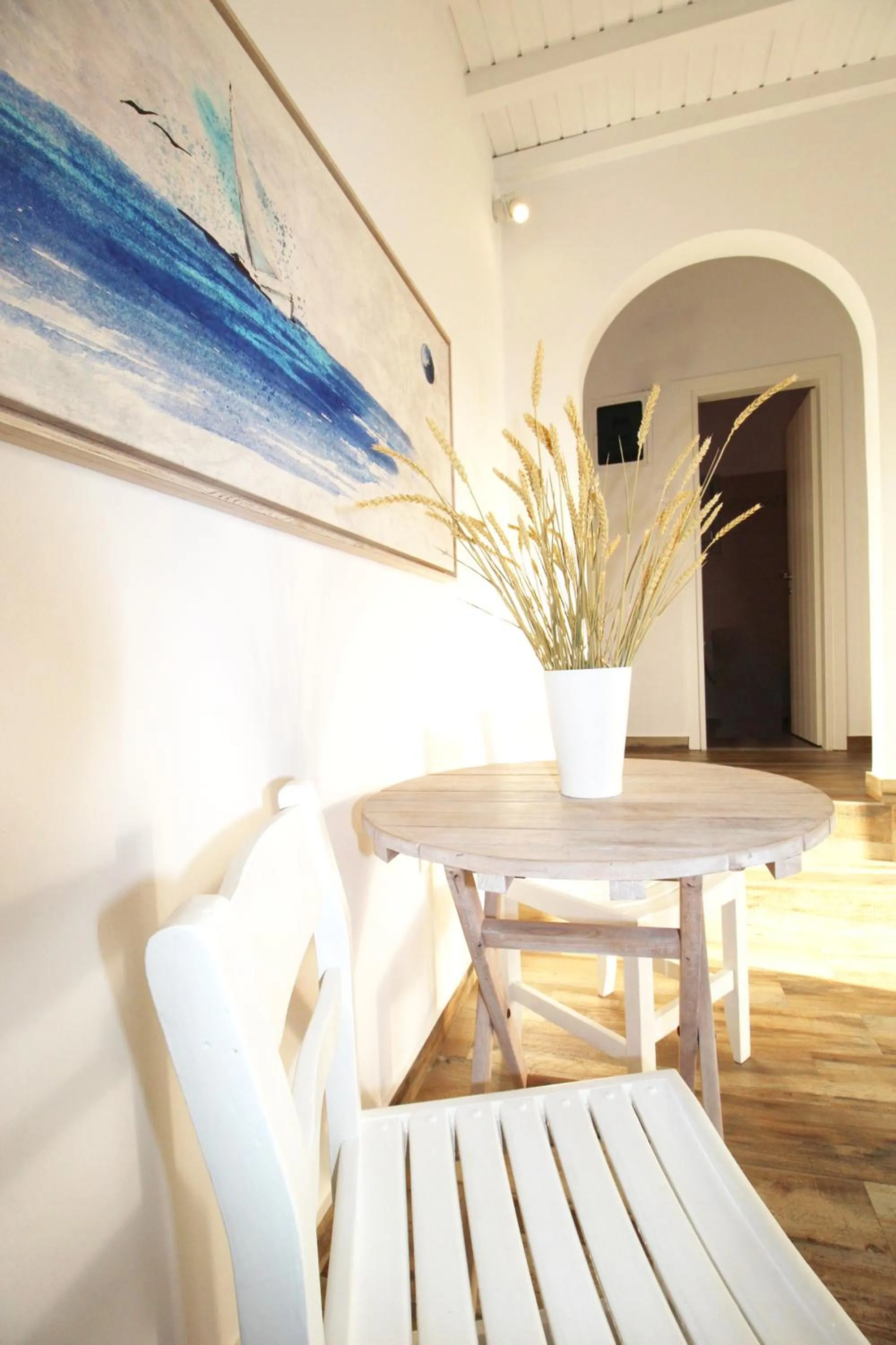 Living room in Crystal View Mykonos
