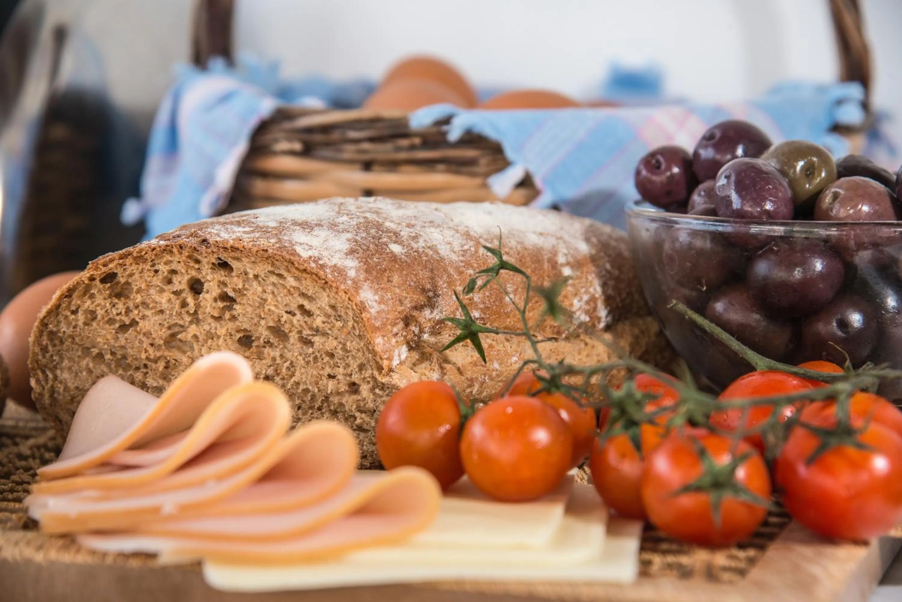 Buffet breakfast in Alexandros Village