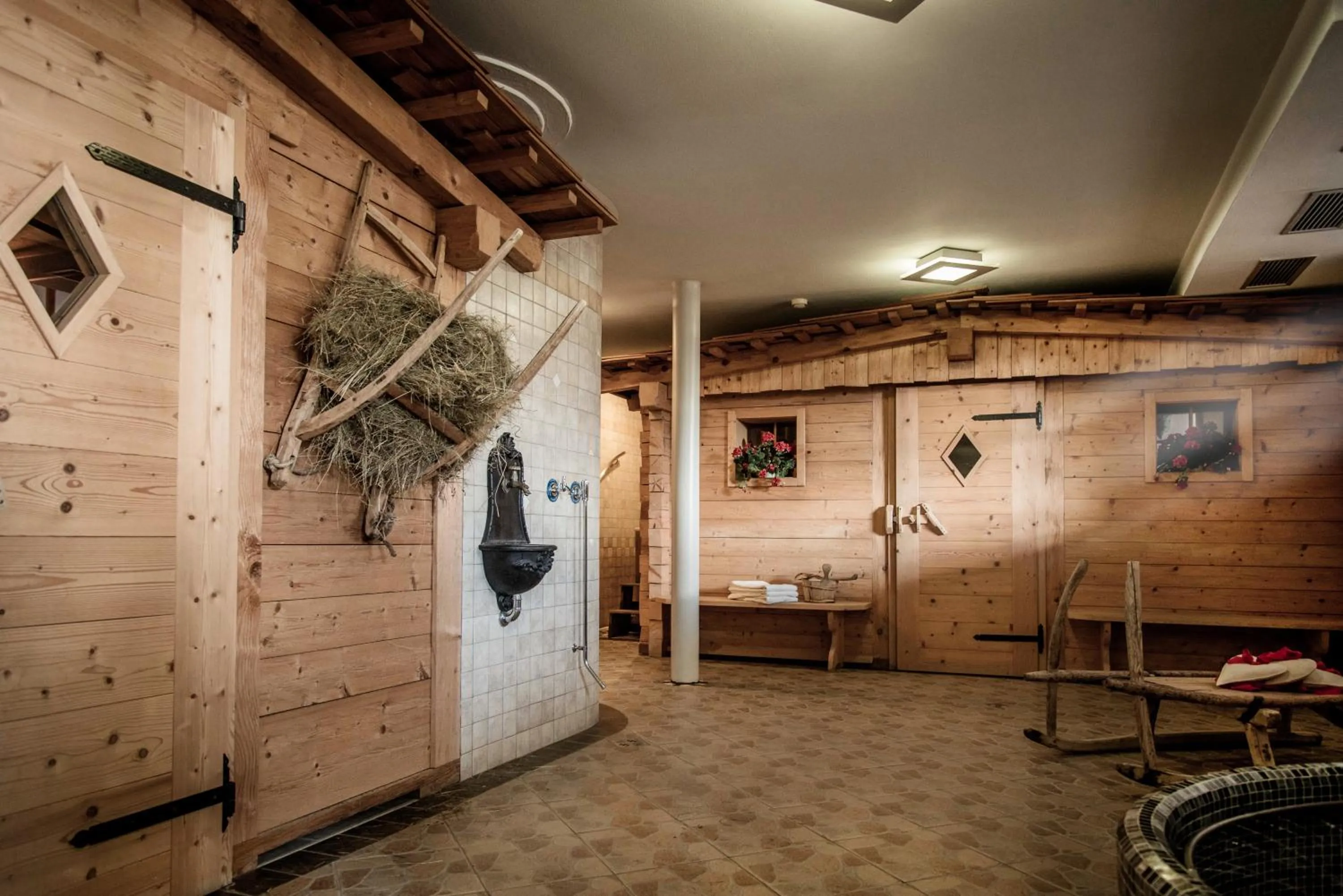 Sauna in Appartement- und Wellnesshotel Winkler