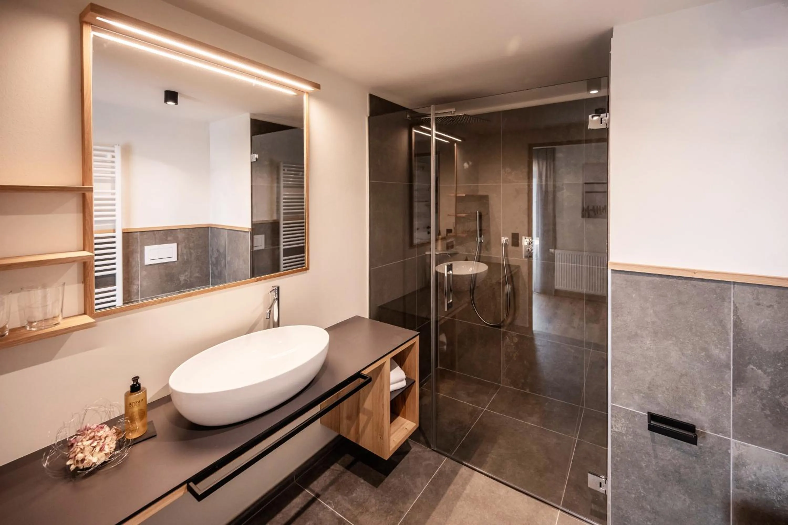 Bathroom in Appartement- und Wellnesshotel Winkler