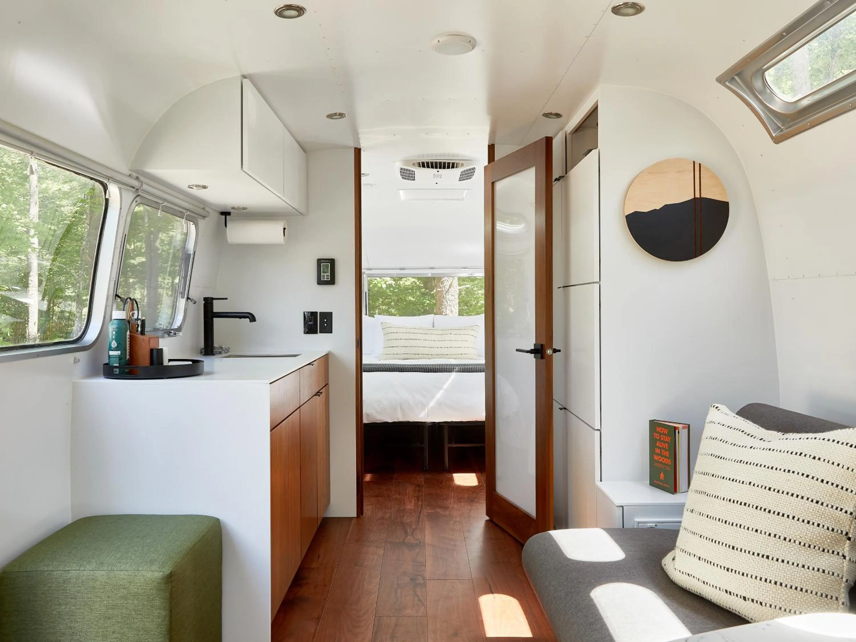 Bed in AutoCamp Yosemite