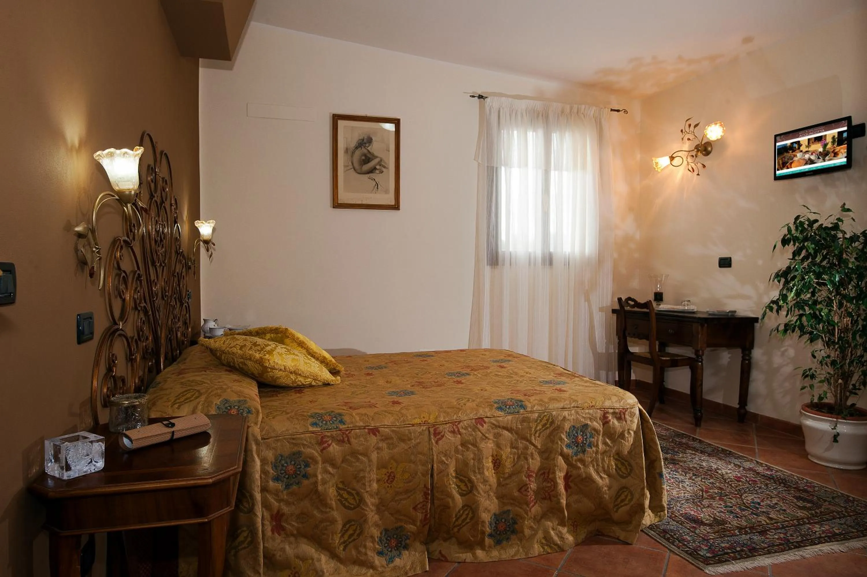 Bedroom, Bed in Agriturismo - B&B L'Acquacotta