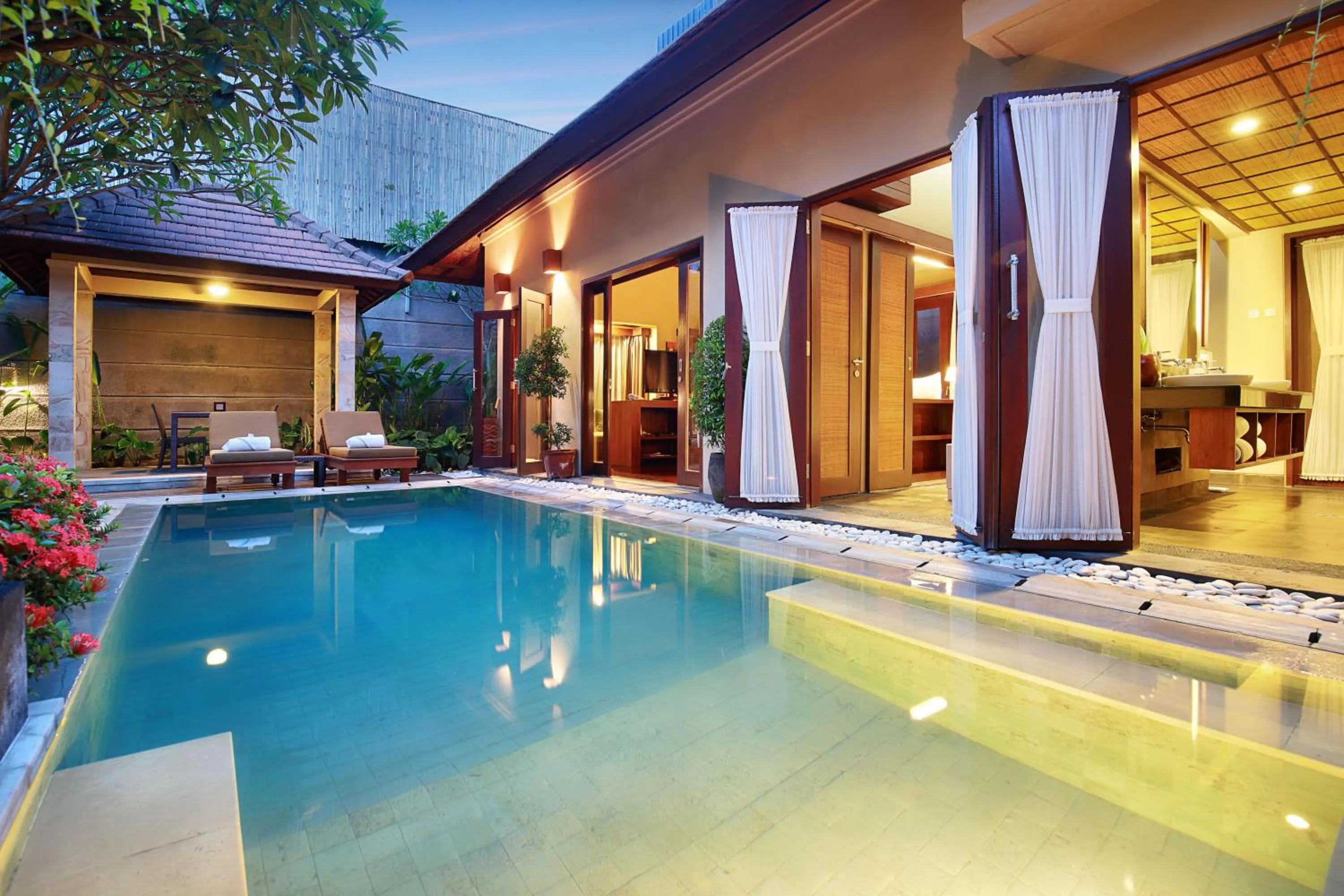 Pool view in Nyuh Bali Villas