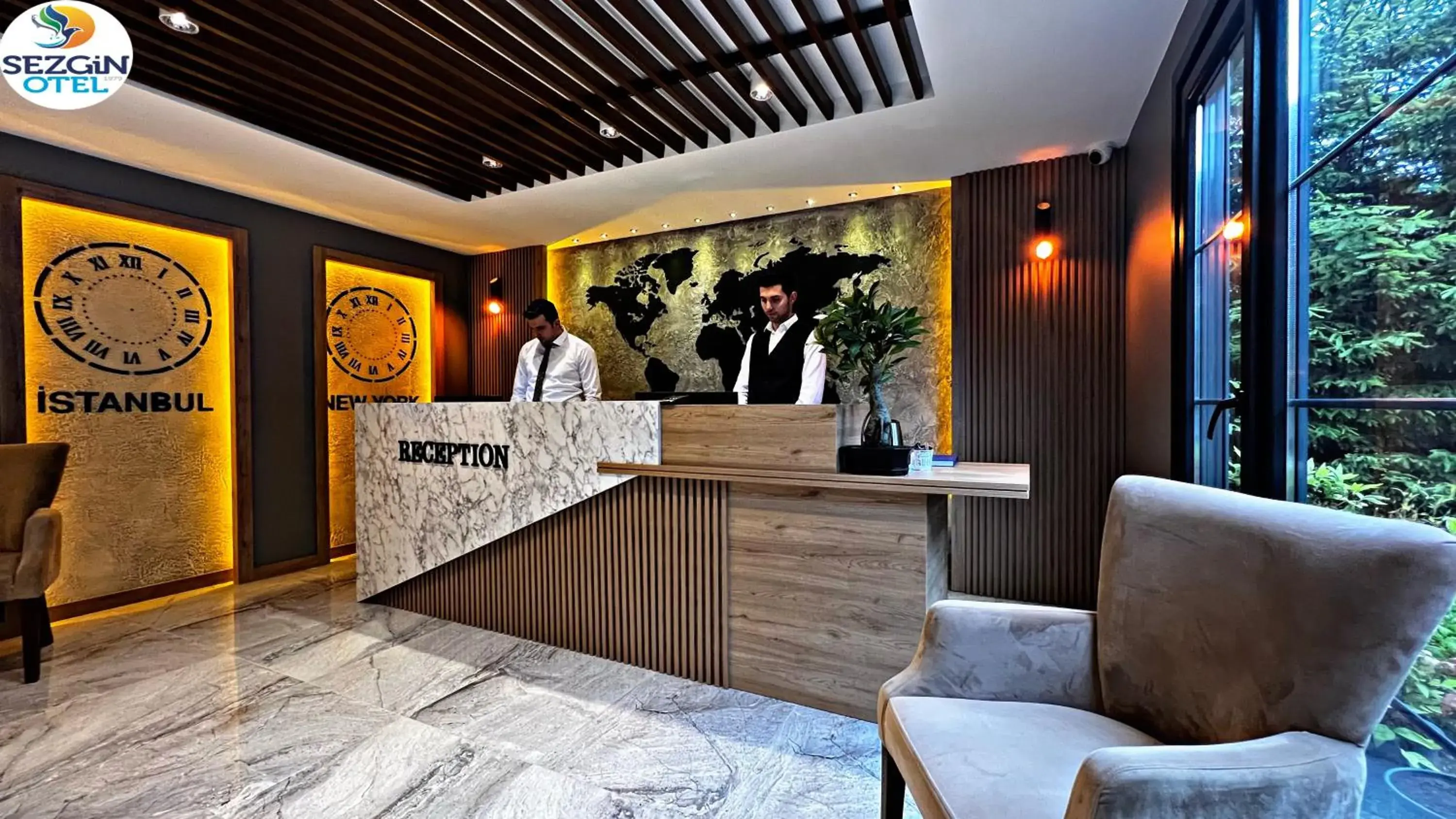 Lobby or reception in Sezgin Hotel Lobby or reception in Sezgin Hotel