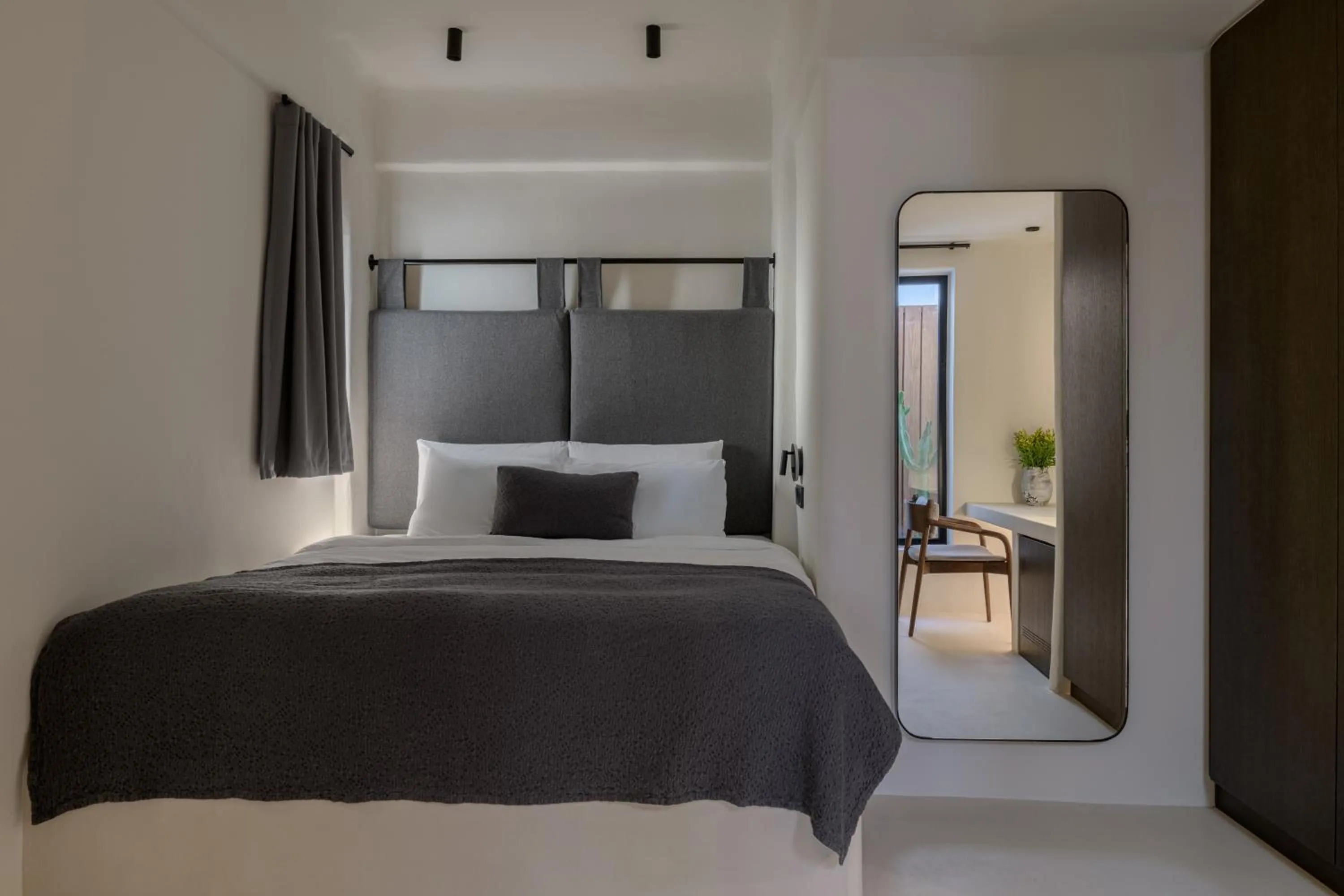 Bed in Rocabella Mykonos Hotel