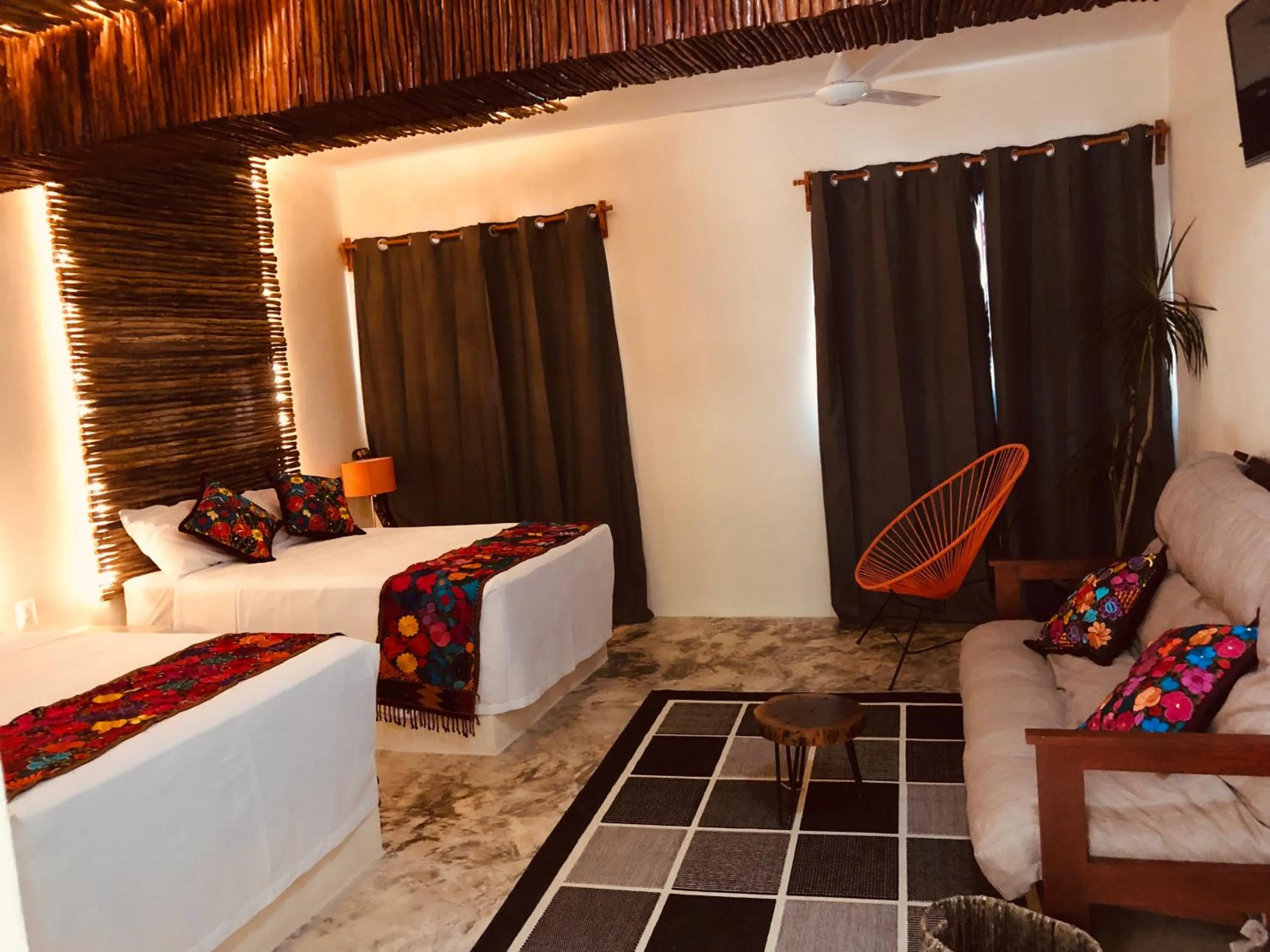 Bed in Tierra Maya Hotel Spa & Sanctuary