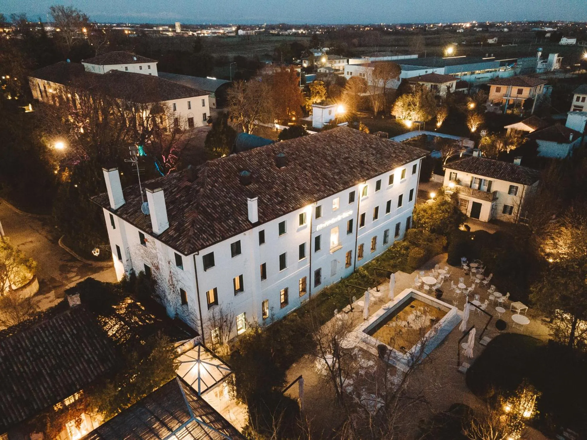 Bird's eye view in Villa Foscarini Cornaro