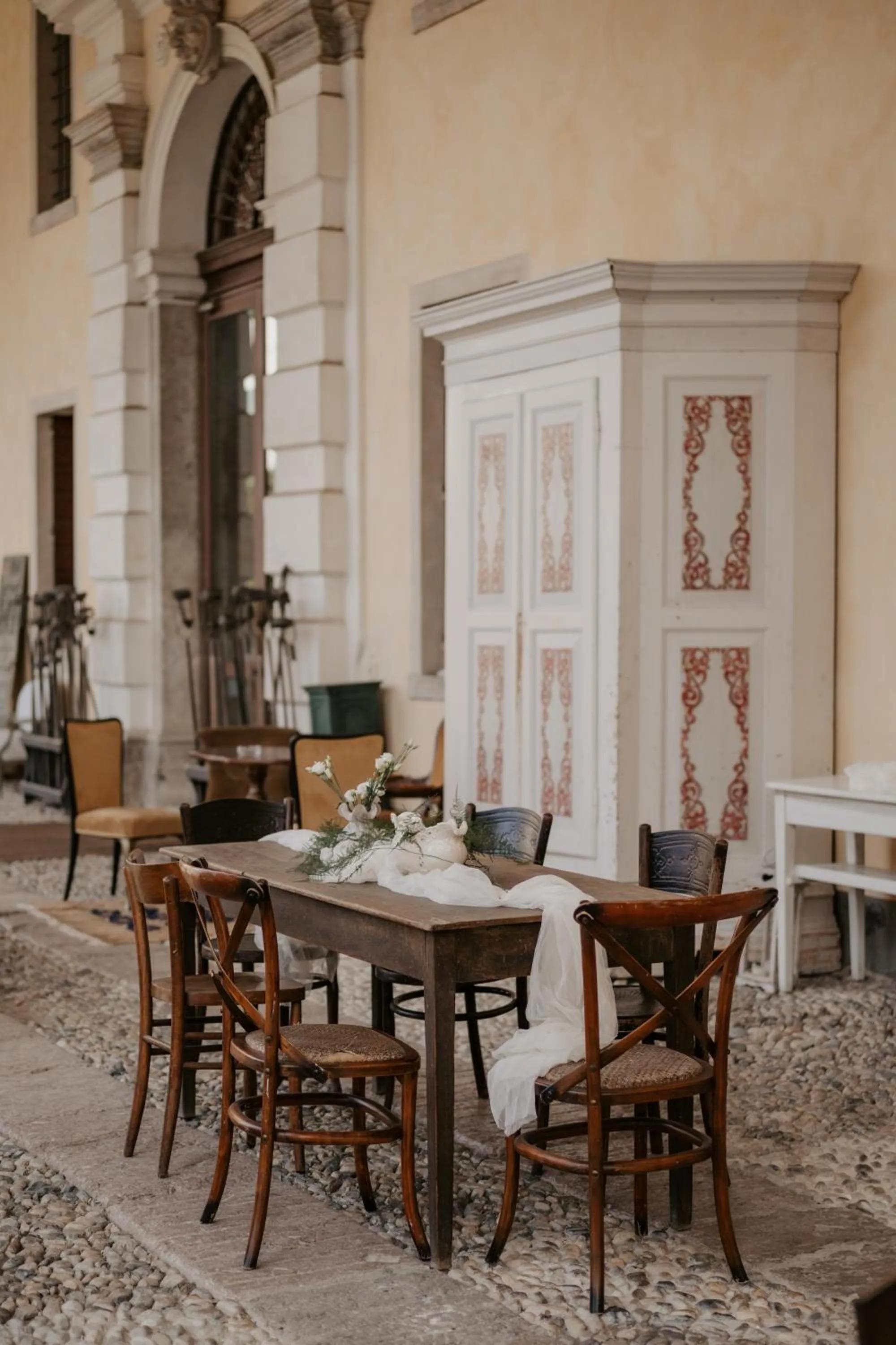 Seating area in Villa Foscarini Cornaro