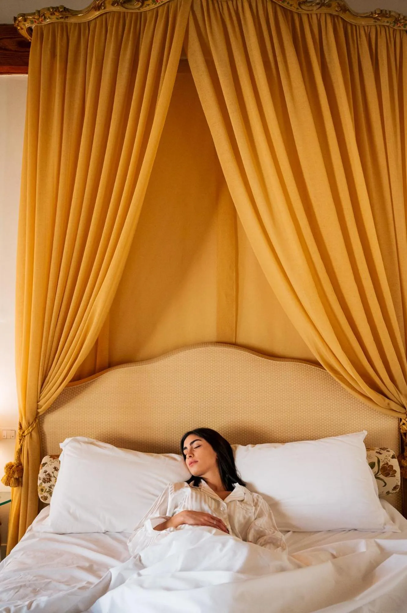 People, Bed in Villa Foscarini Cornaro