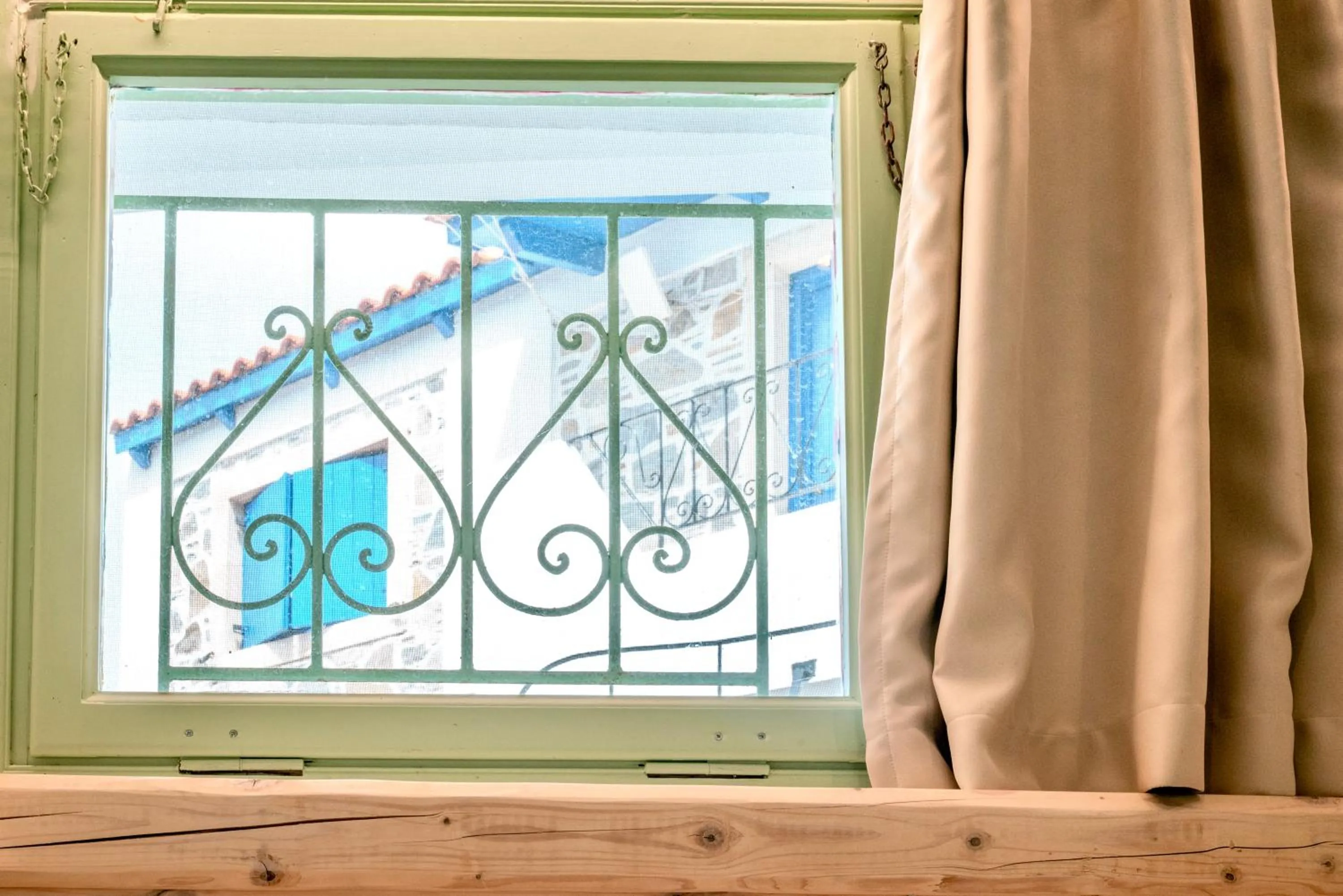 Garden view in Patras Apartments