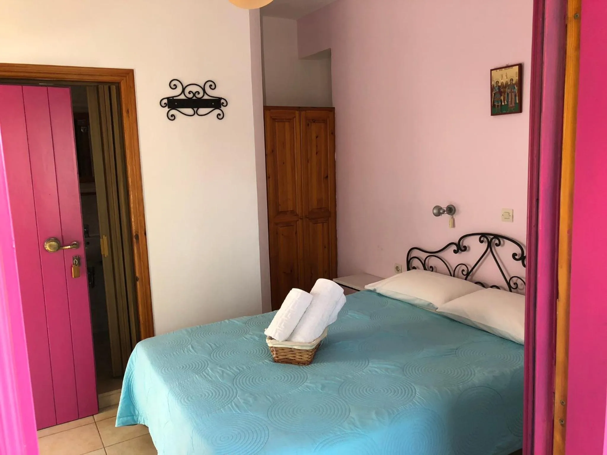 Bed in Patras Apartments