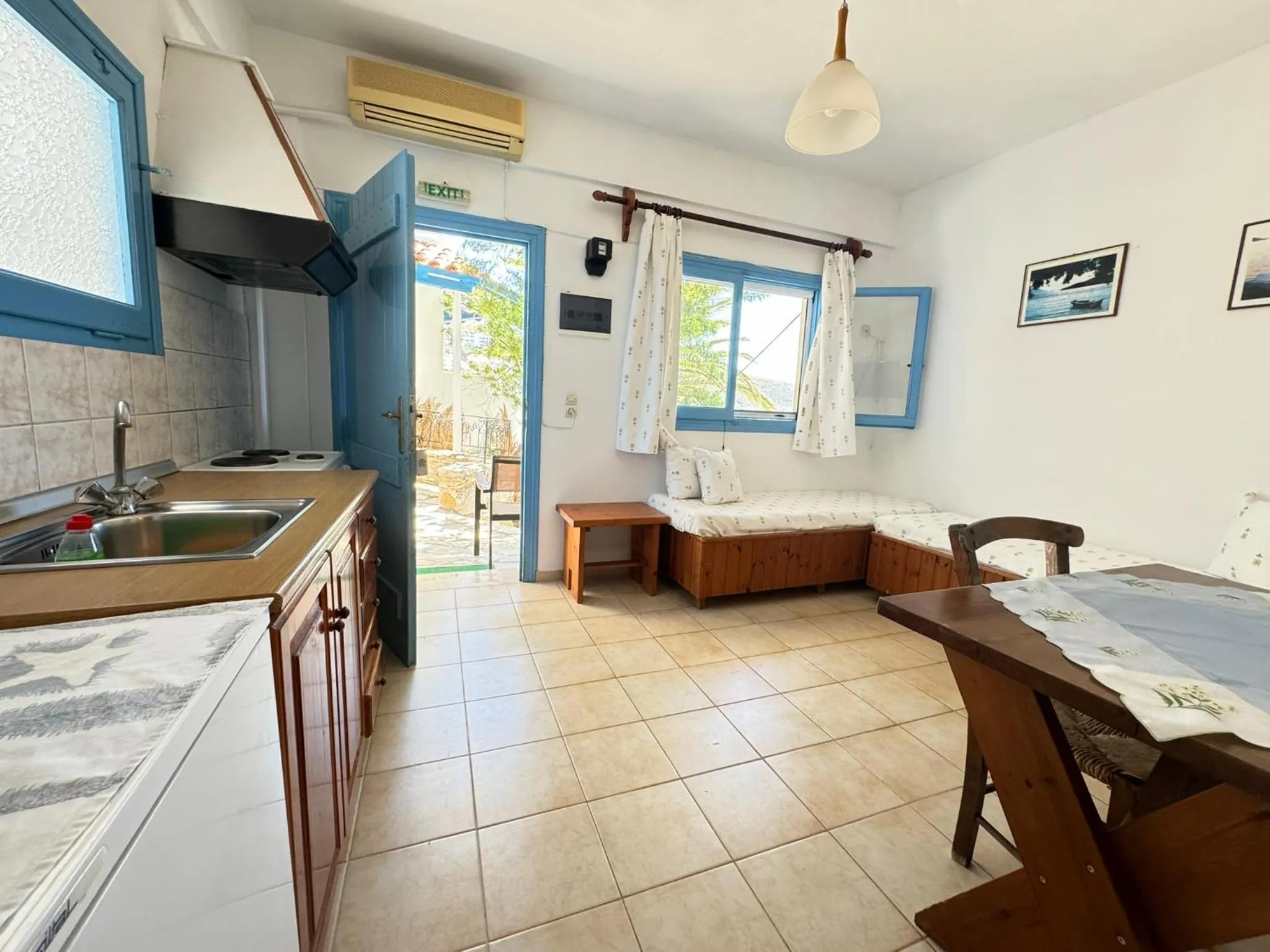 Bed in Patras Apartments