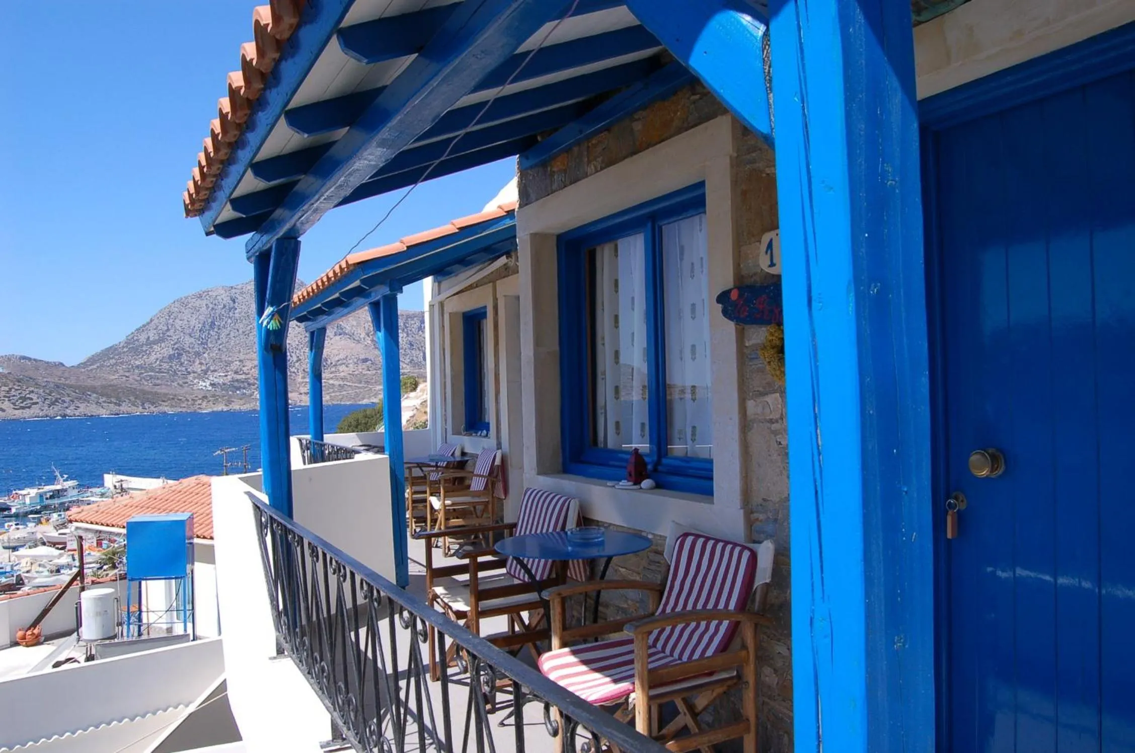 Balcony/Terrace in Patras Apartments
