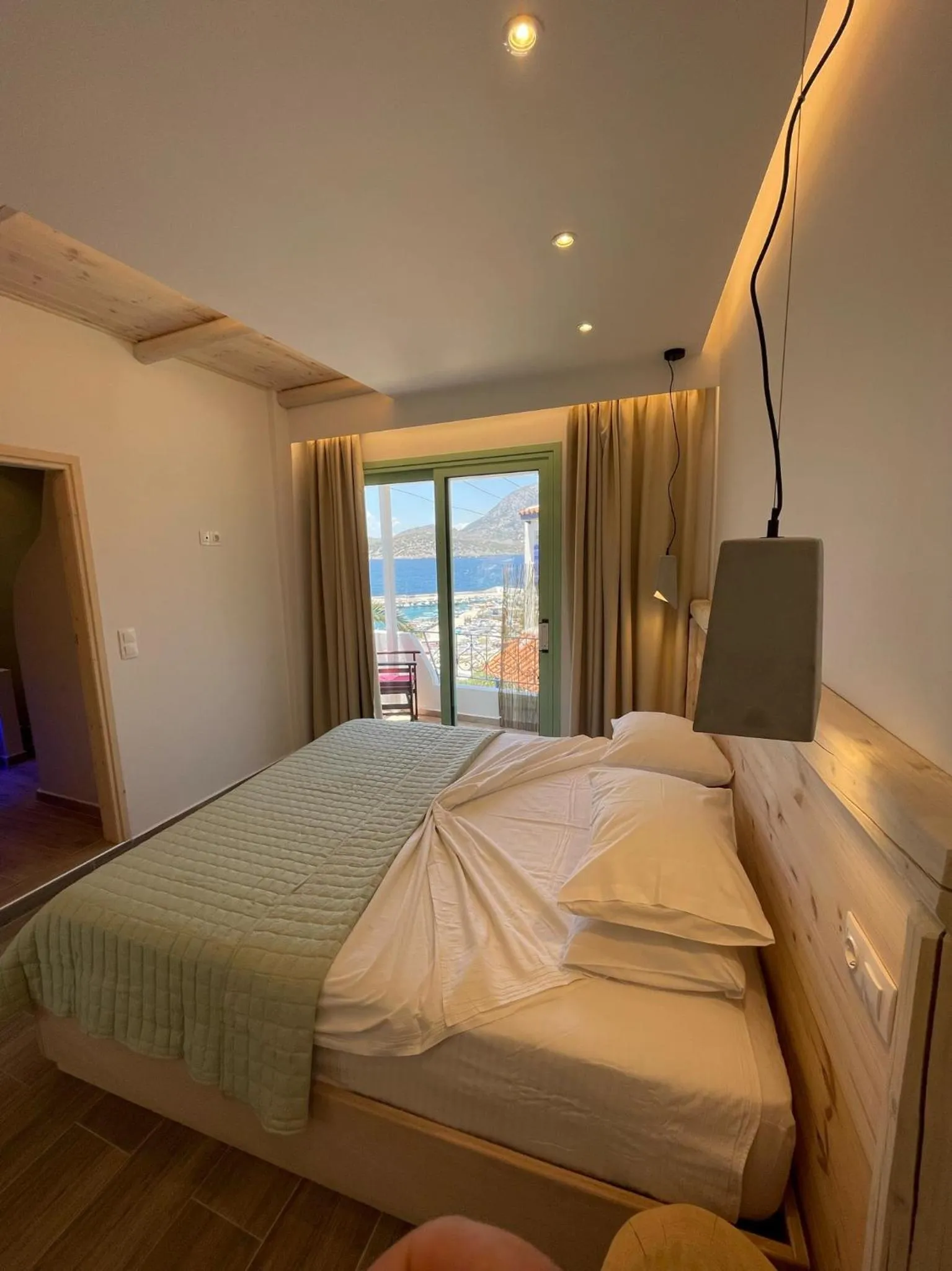 Bed in Patras Apartments