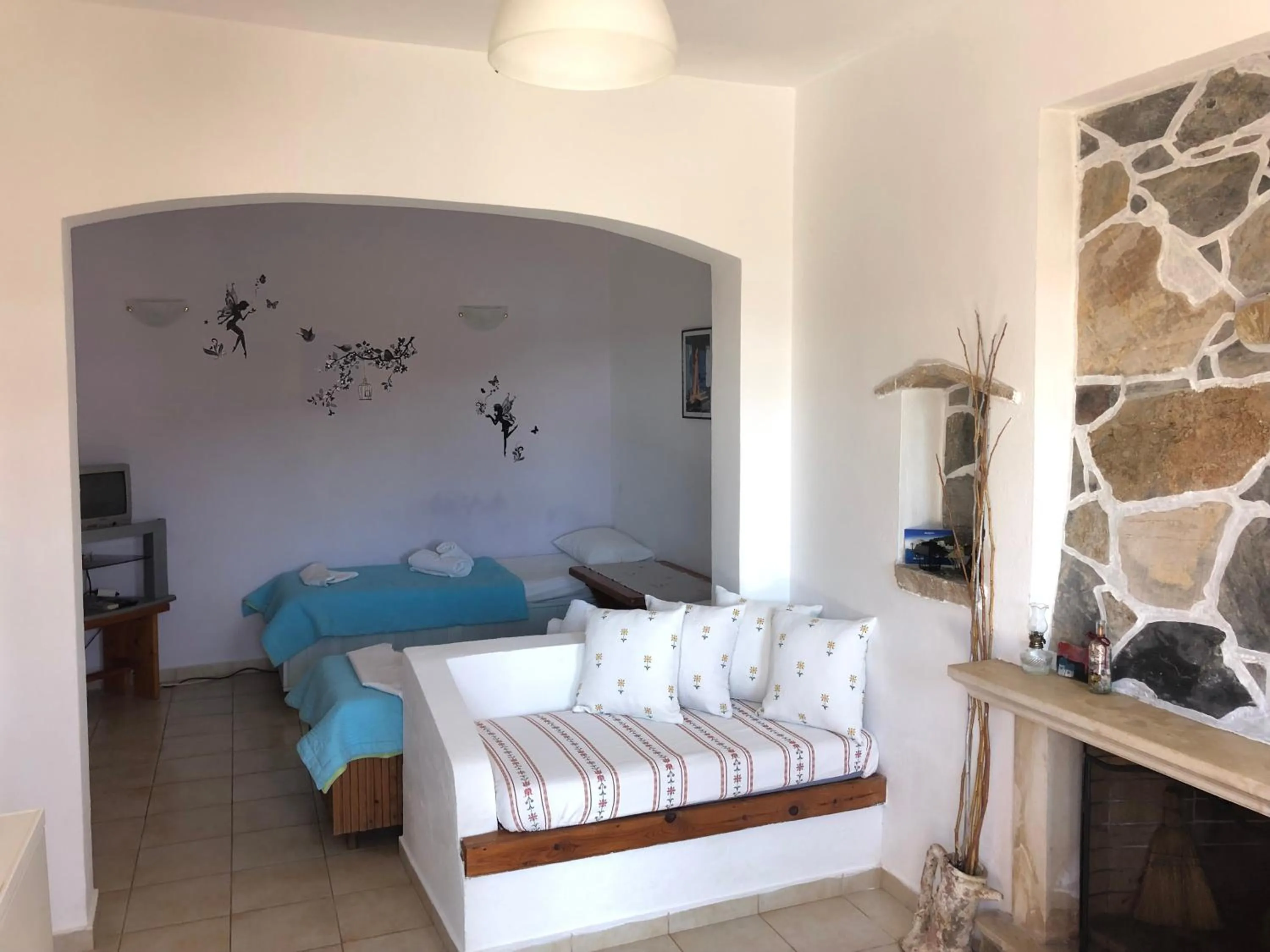 Bed in Patras Apartments