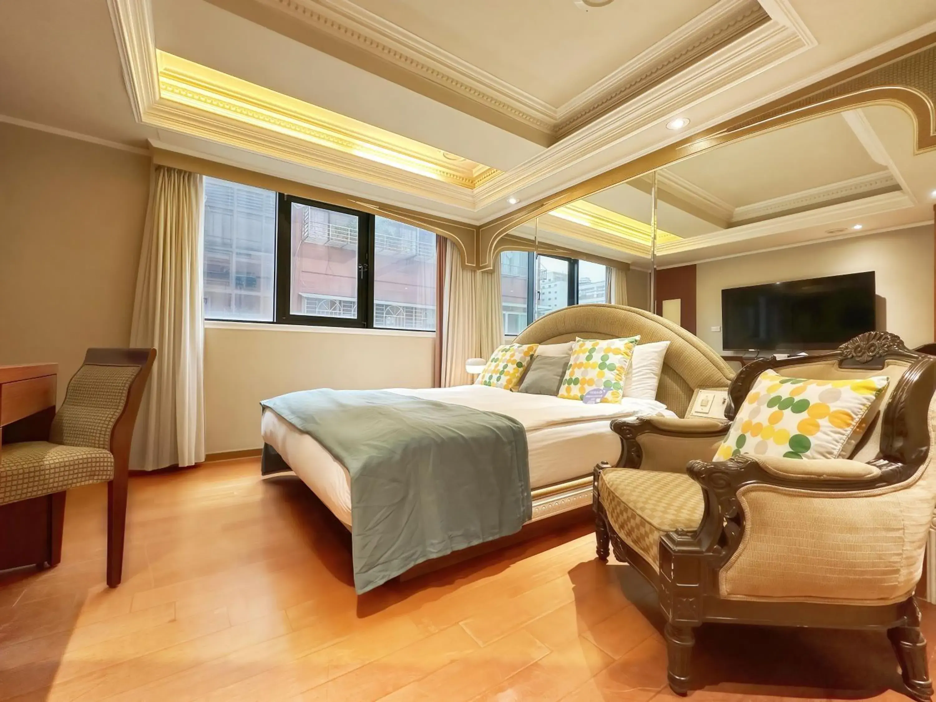 Bed in Tai Hope Hotel Bed in Tai Hope Hotel