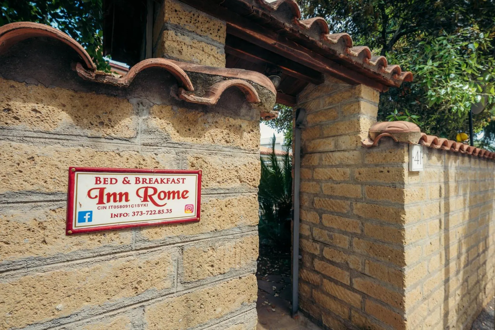 Property building in Inn Rome B&B