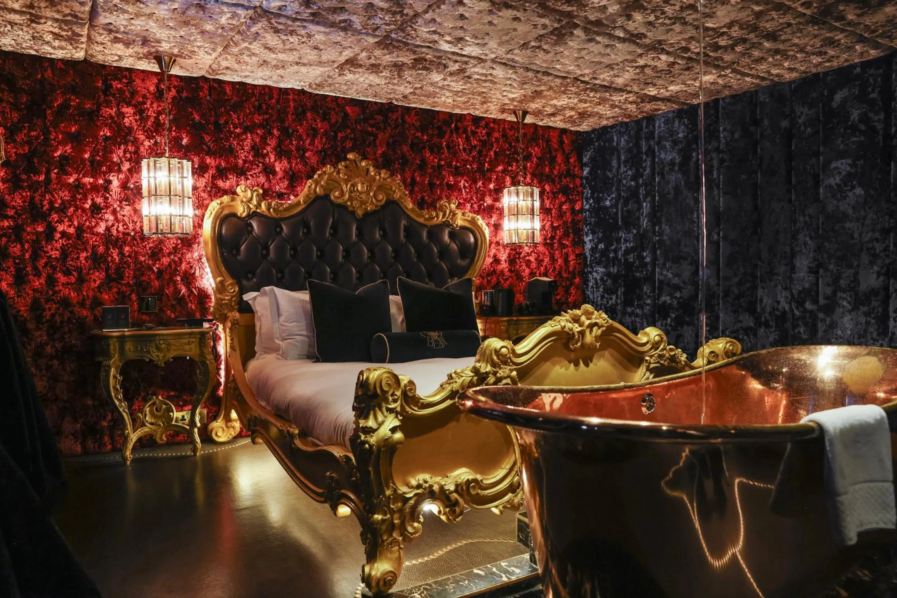 Bed in Crazy Bear Beaconsfield