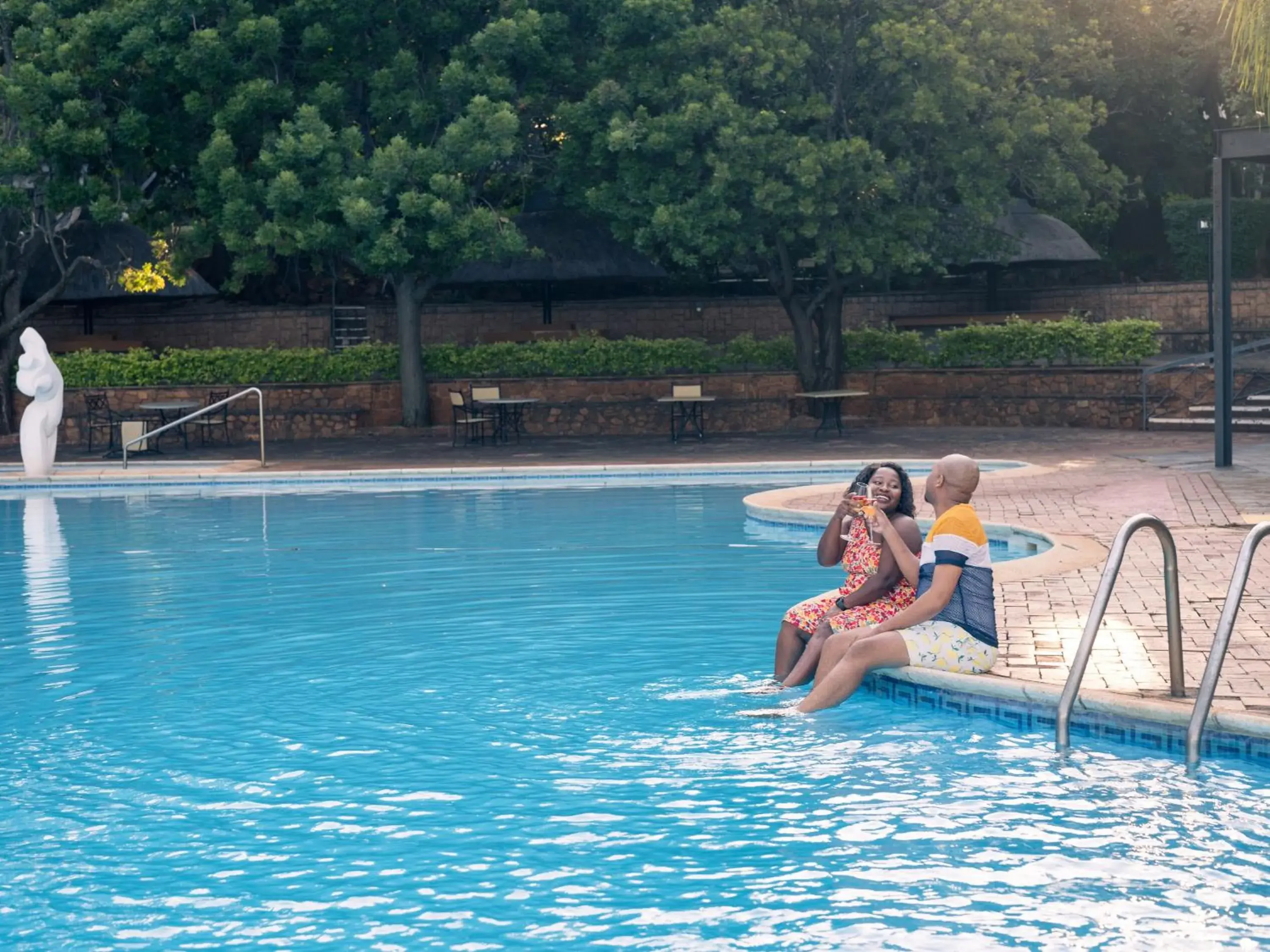 Pool view in ANEW Resort Hunters Rest Rustenburg Pool view in ANEW Resort Hunters Rest Rustenburg