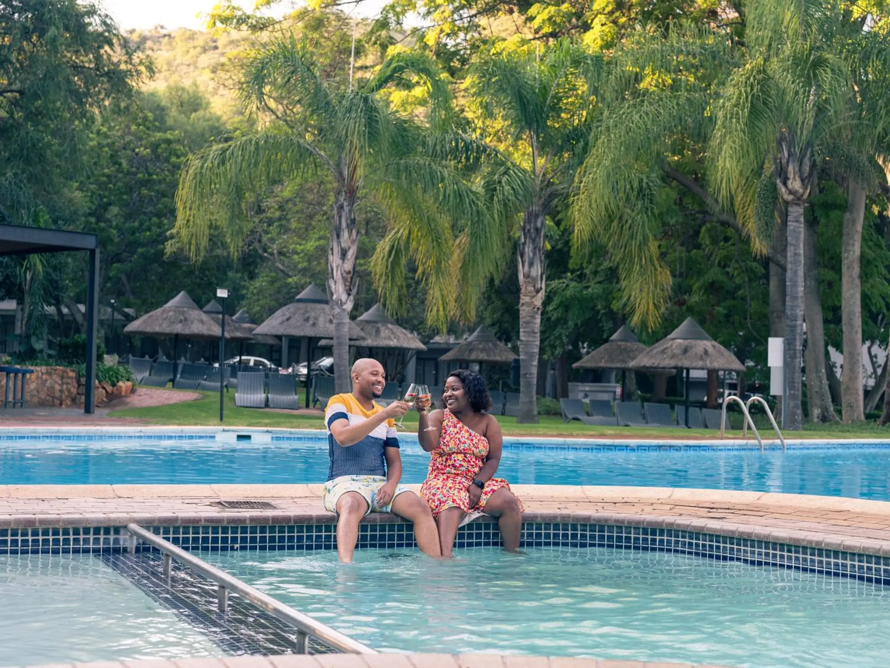 Pool view in ANEW Resort Hunters Rest Rustenburg Pool view in ANEW Resort Hunters Rest Rustenburg