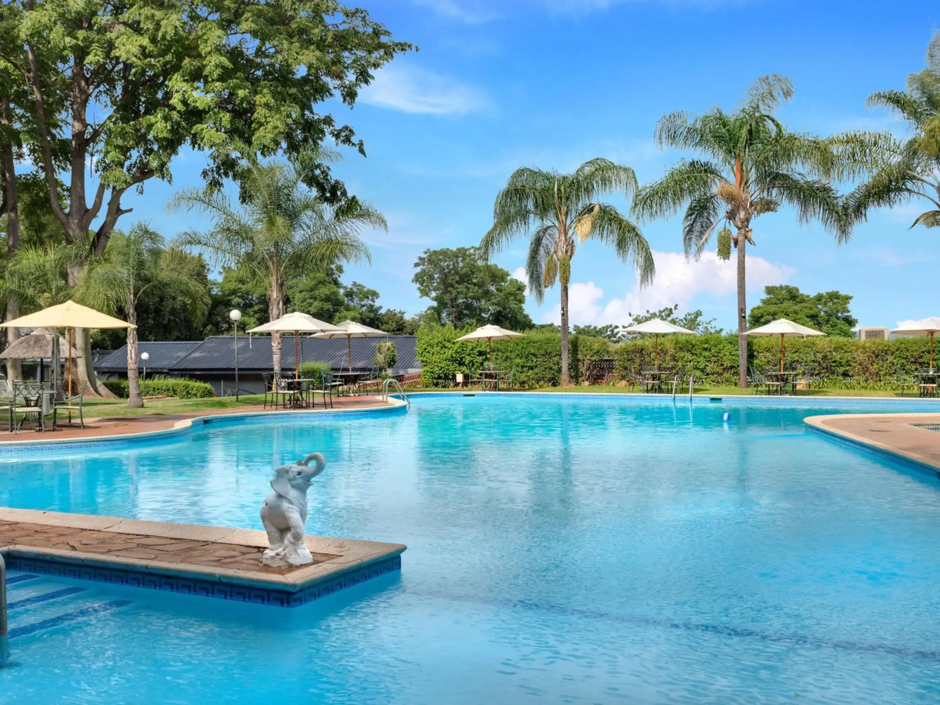 Pool view in ANEW Resort Hunters Rest Rustenburg Pool view in ANEW Resort Hunters Rest Rustenburg