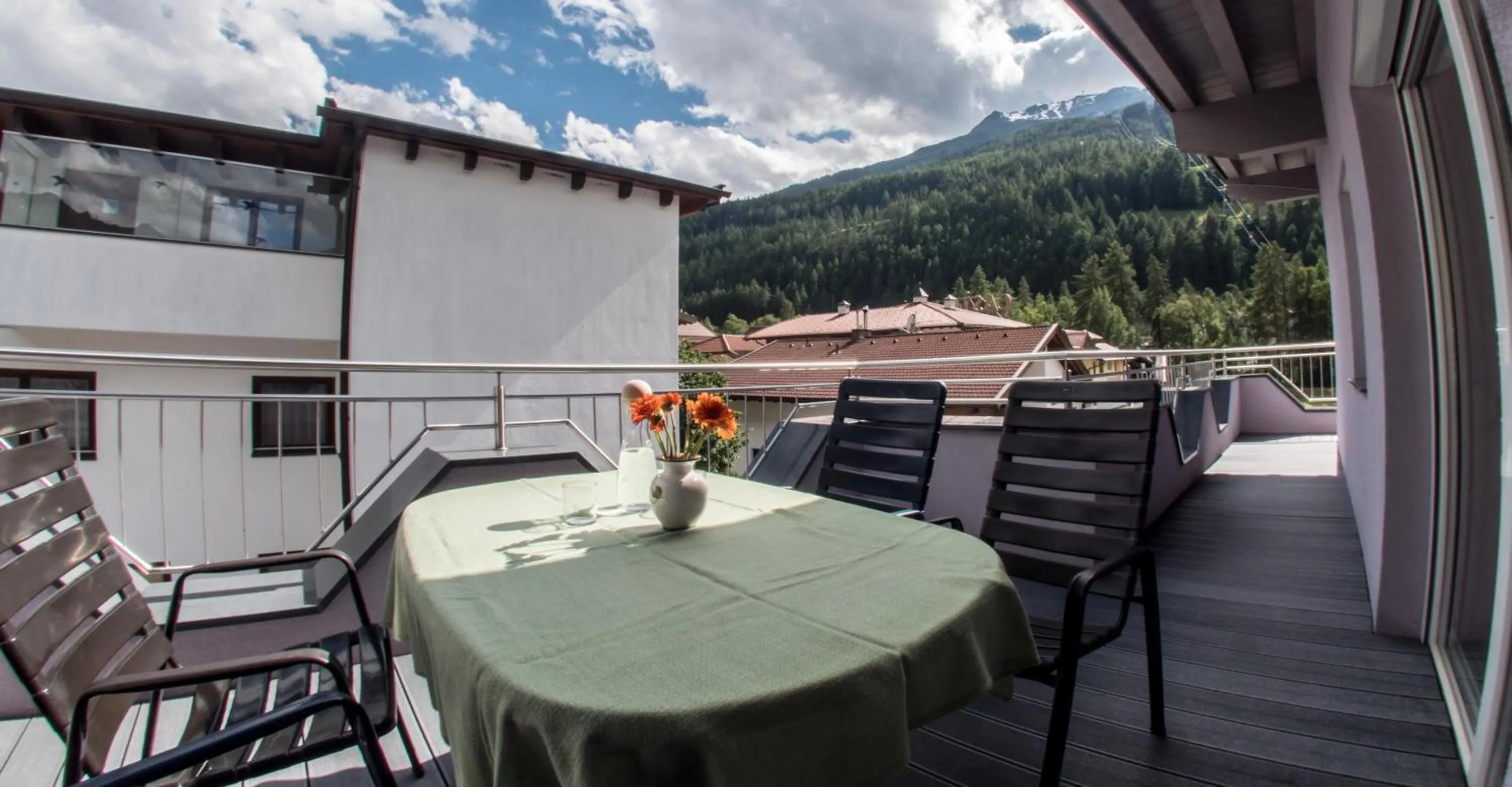 Balcony/Terrace in Alpenapart Saphir