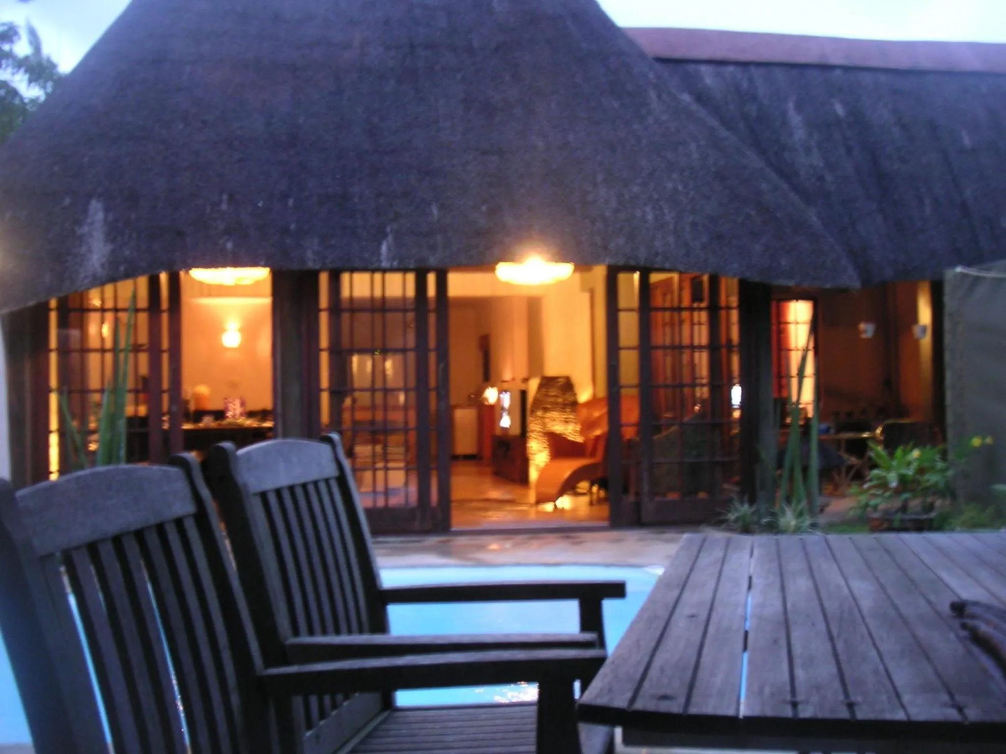 Garden in Afrikhaya Guest House