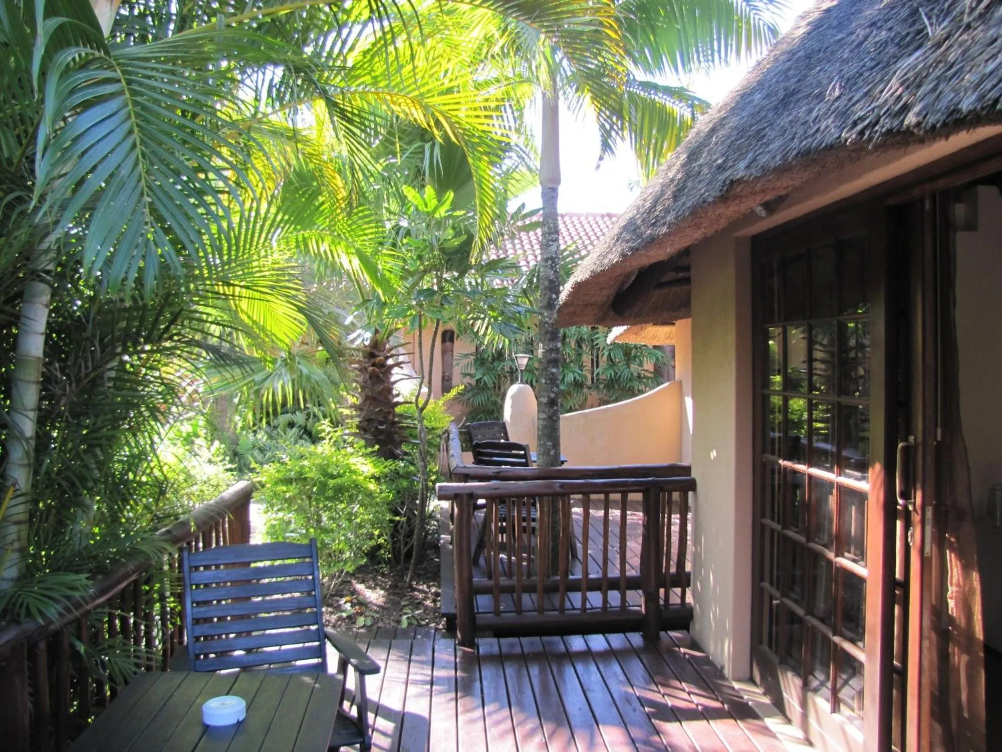 Patio in Afrikhaya Guest House