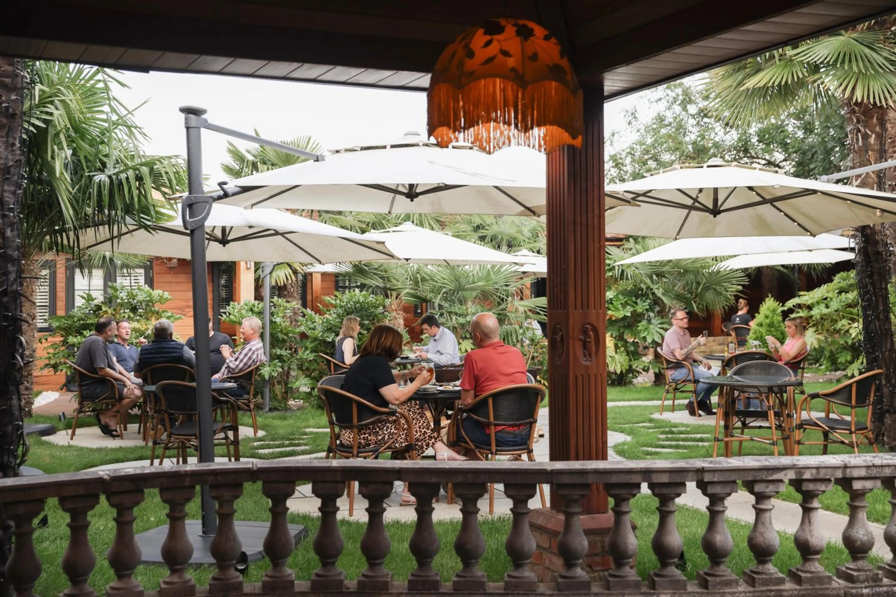 Balcony/Terrace in Crazy Bear Stadhampton