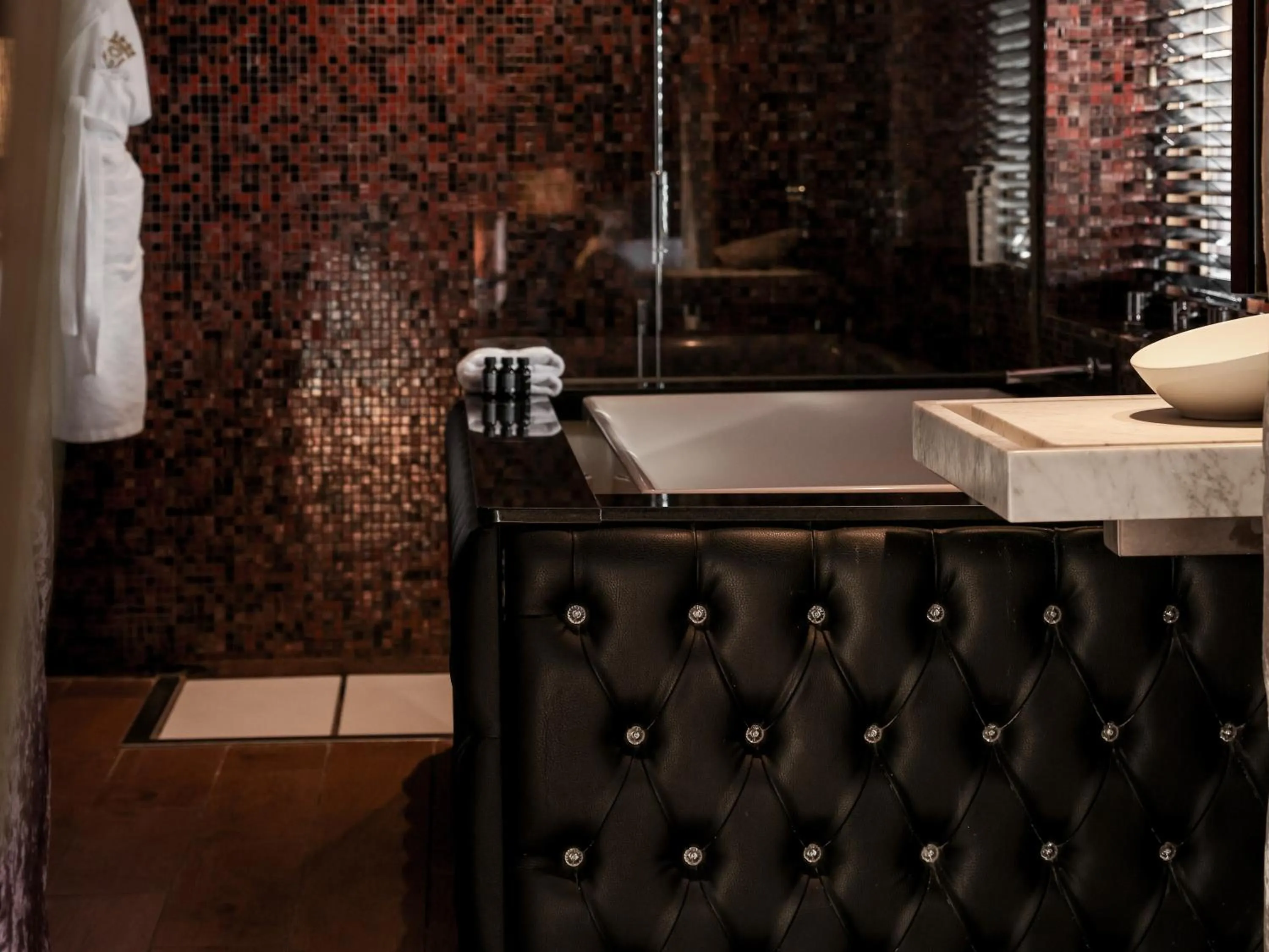 Bathroom in Crazy Bear Stadhampton