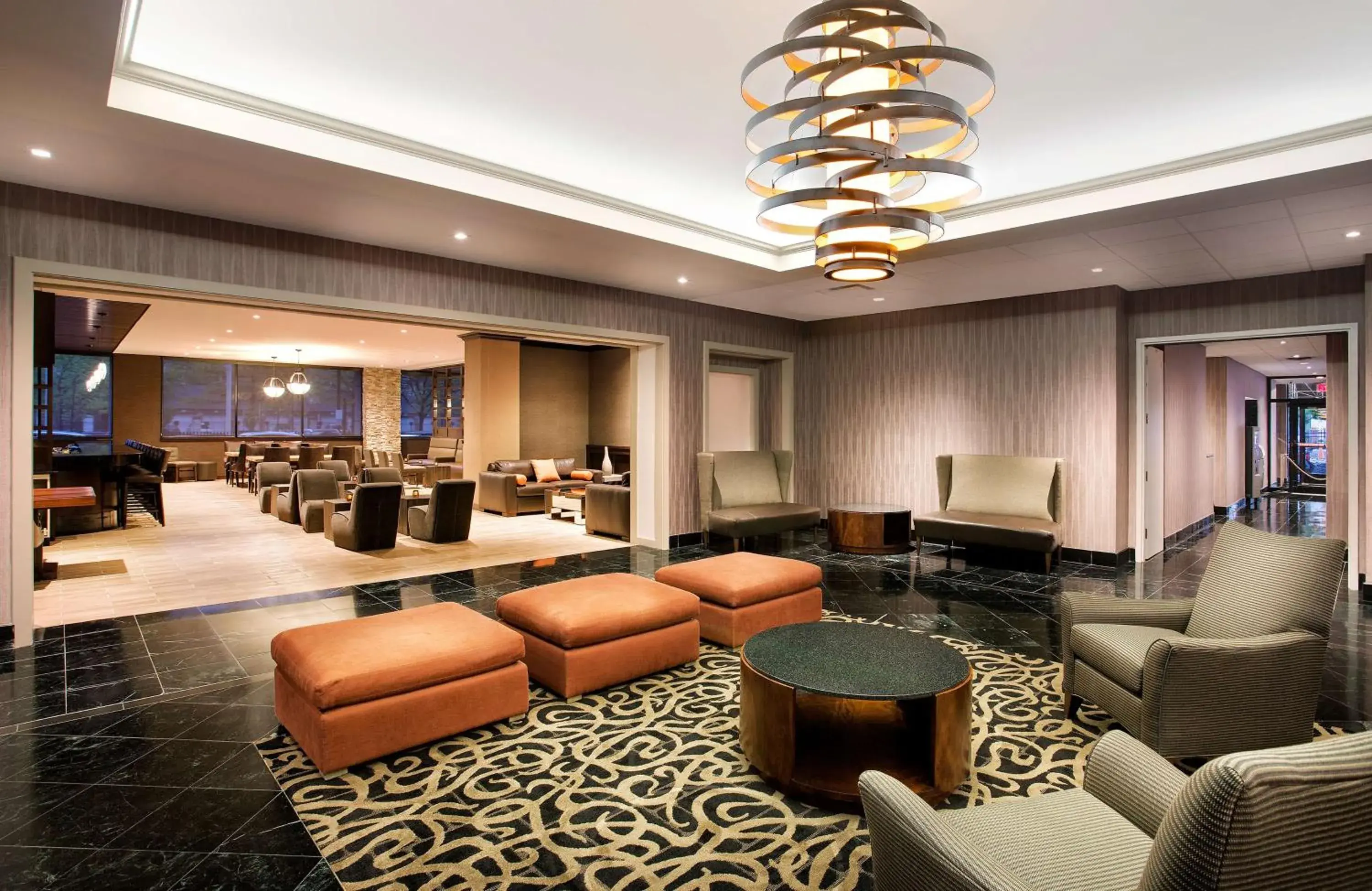 Lobby or reception in DoubleTree by Hilton Hotel & Suites Jersey City Lobby or reception in DoubleTree by Hilton Hotel & Suites Jersey City