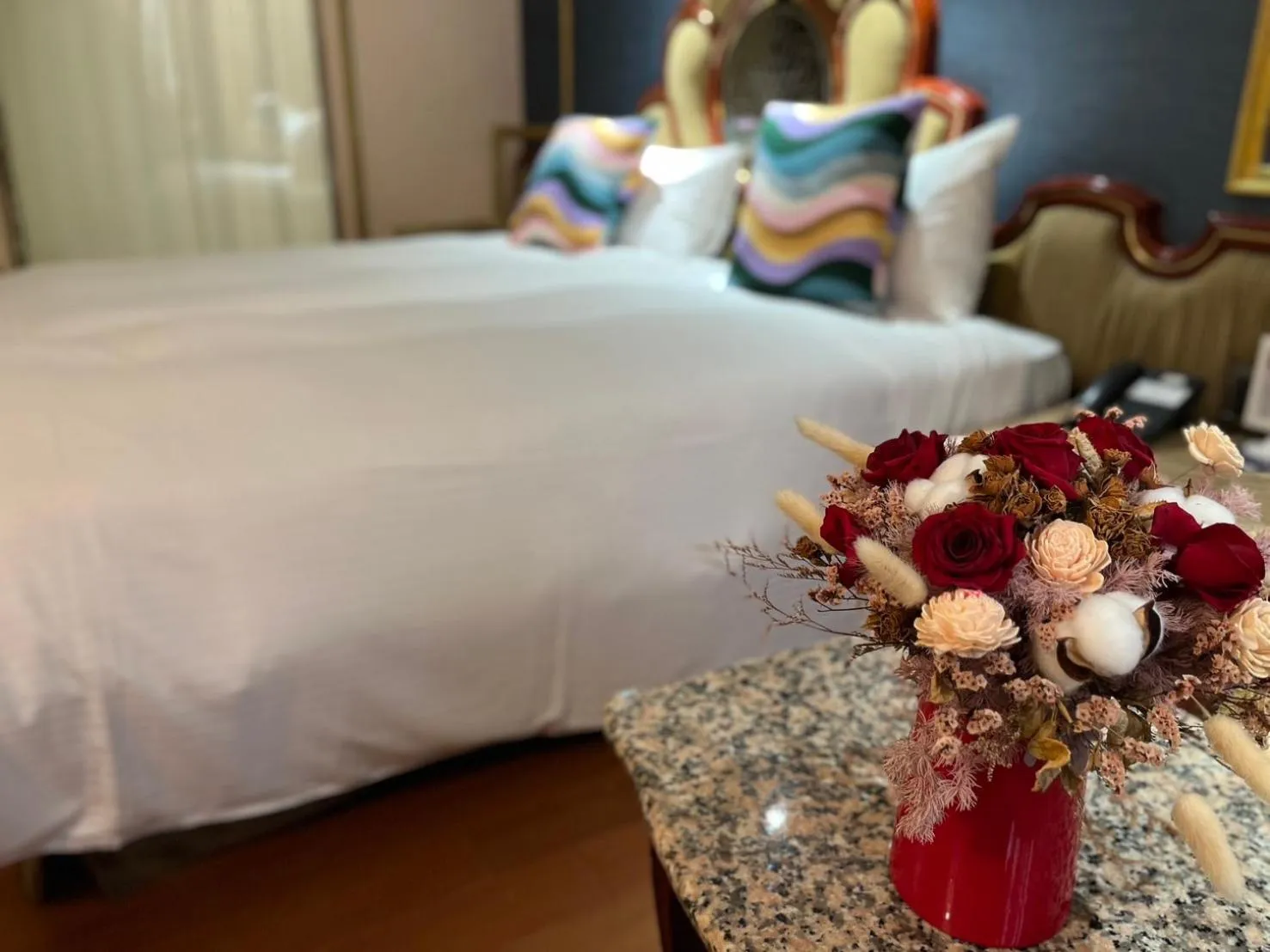 Bed in Happiness Hotel