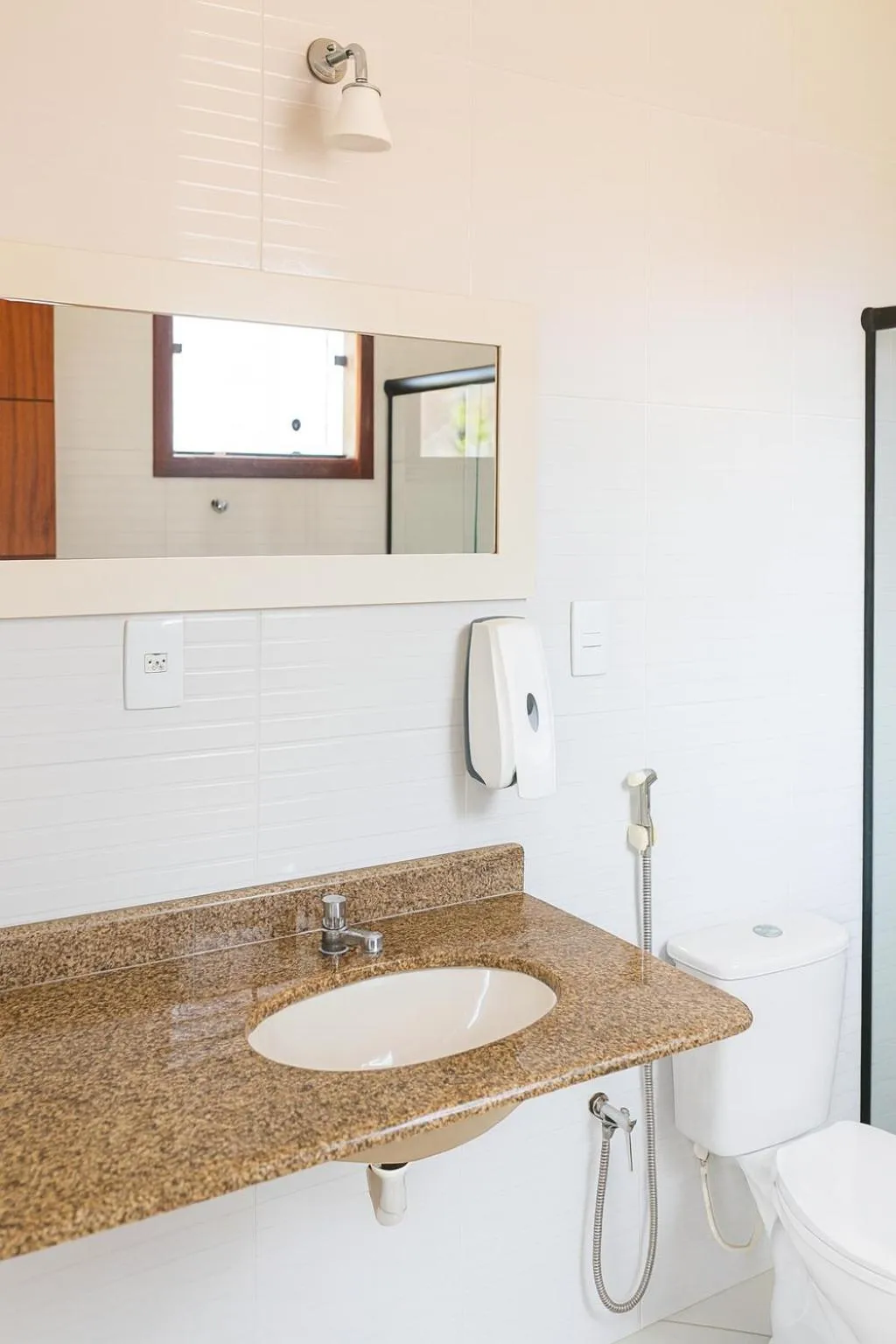 Bathroom in Enseada Hostel