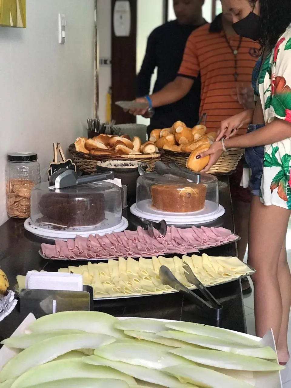 Breakfast in Enseada Hostel