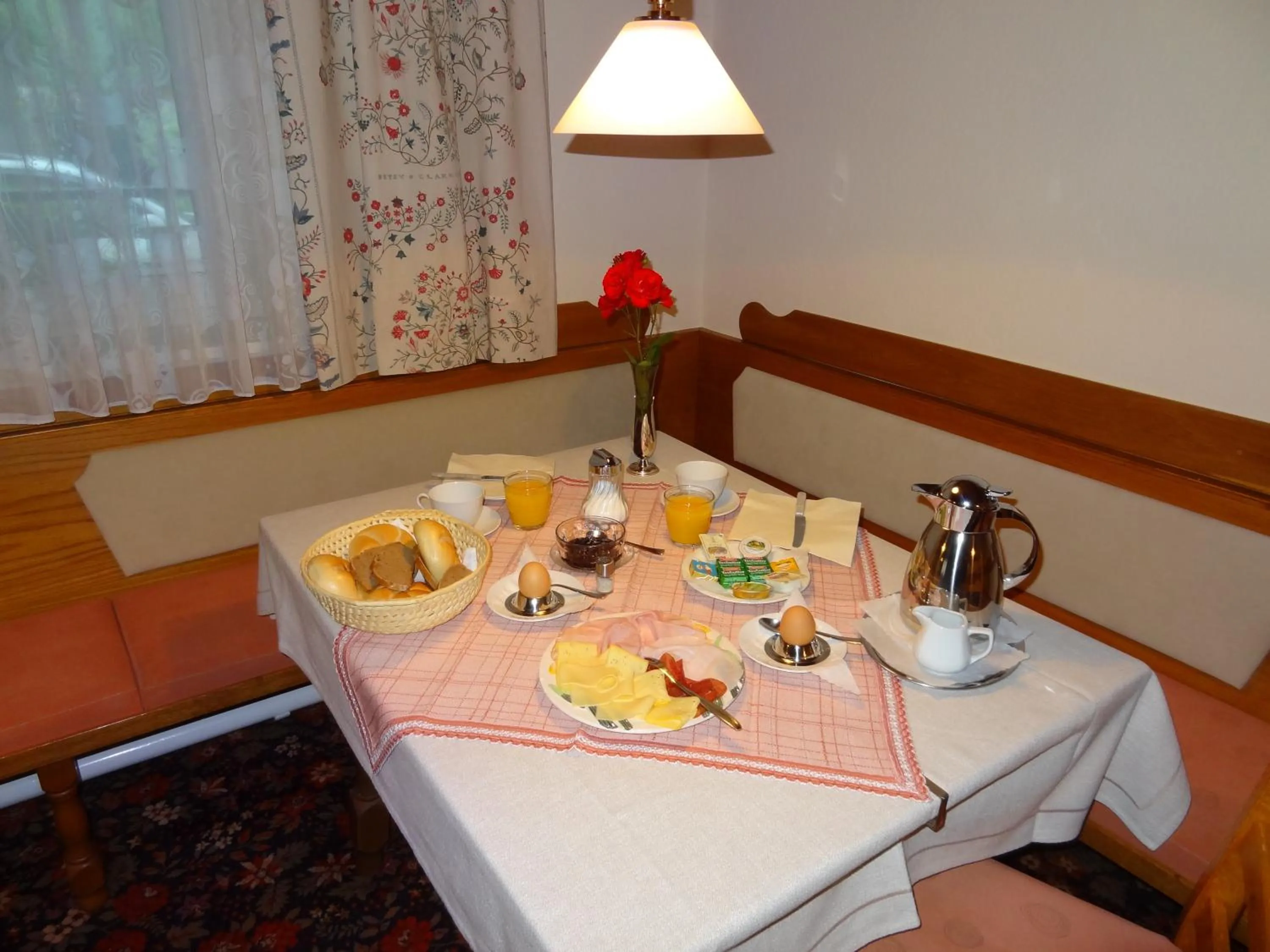 Continental breakfast in Landhaus Gassner