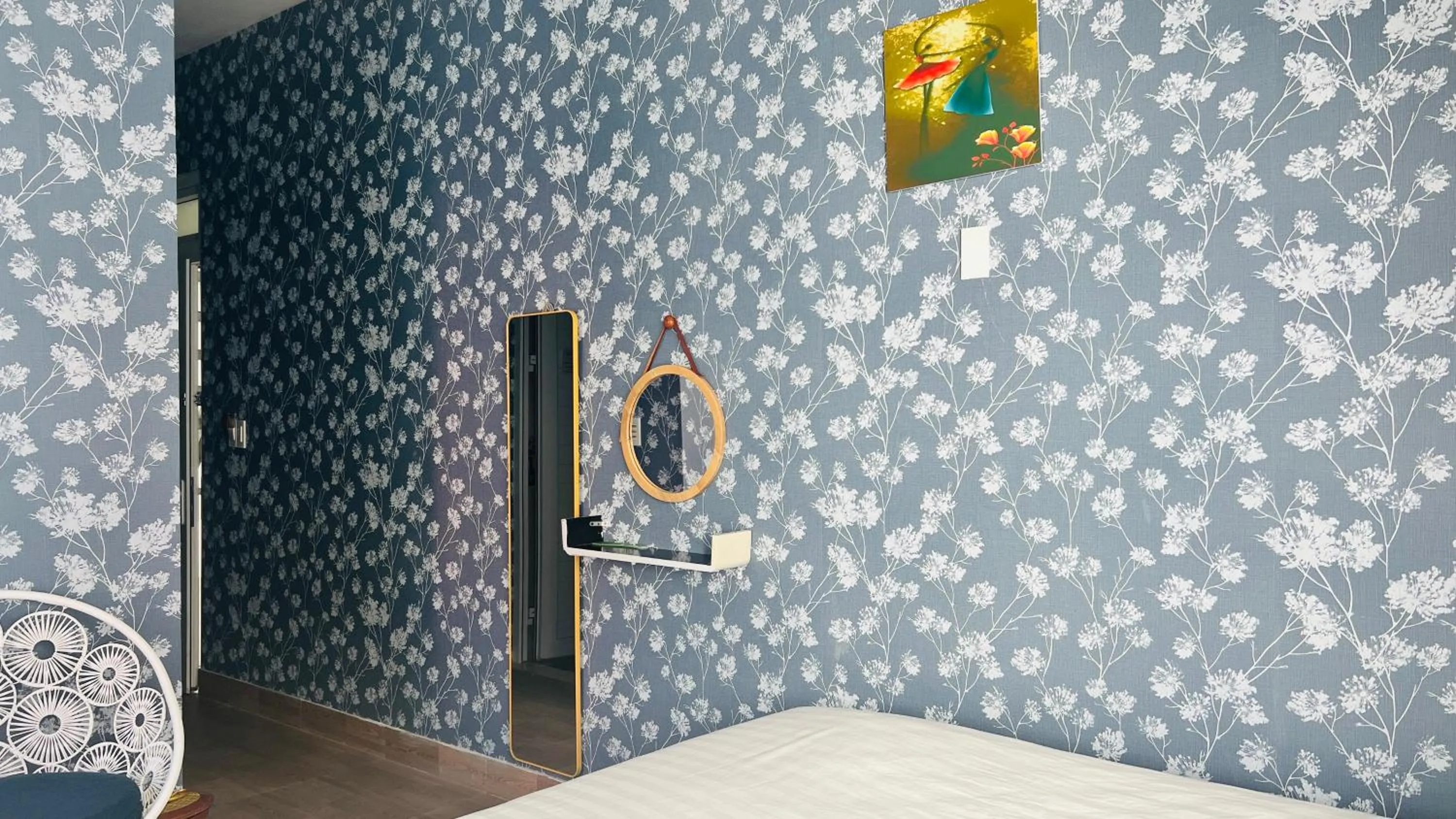 Decorative detail, Bed in Villa - Hotel Nam Khang 2 Dalat