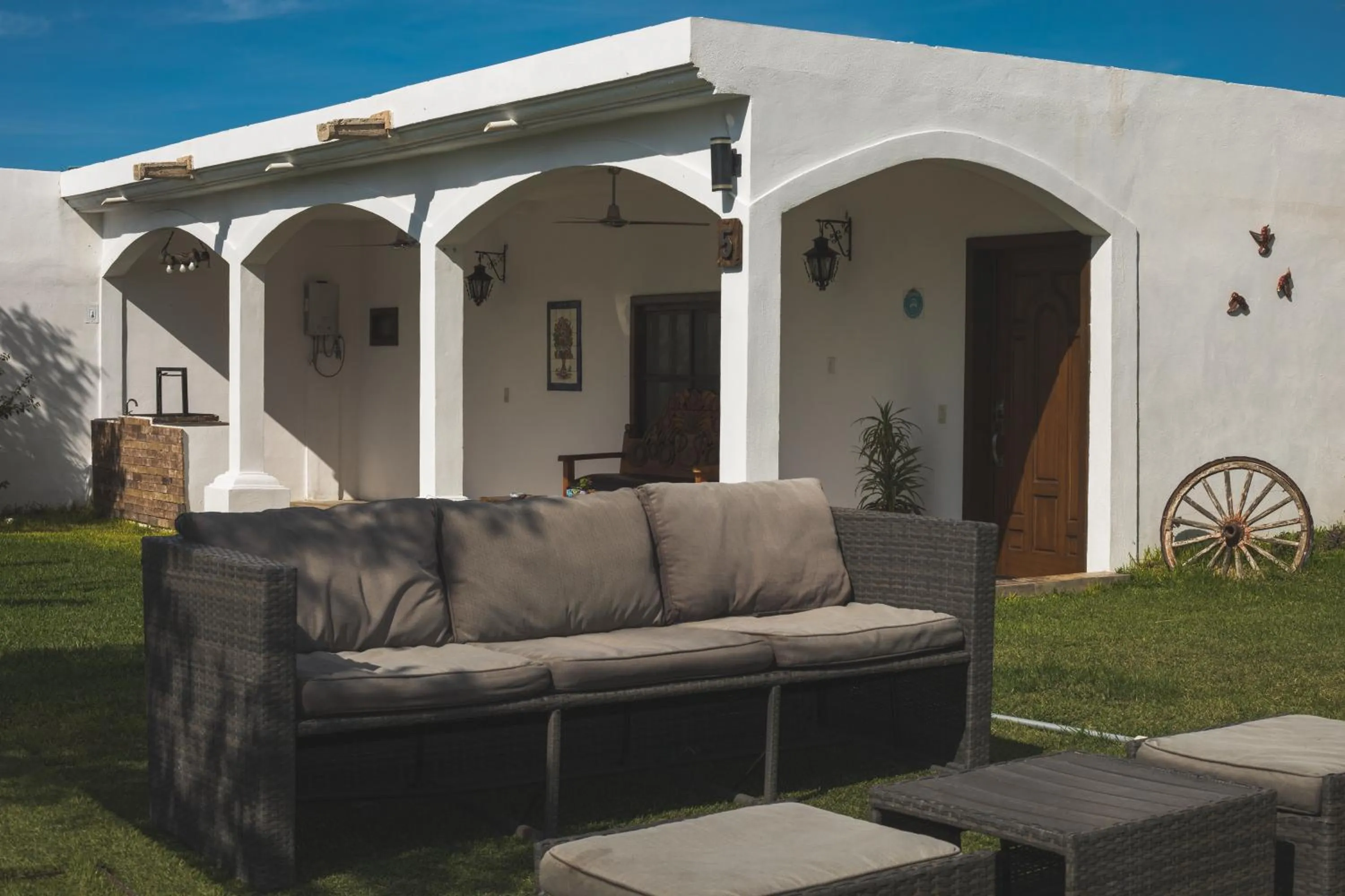 Patio in Hotel Posada las Nubes